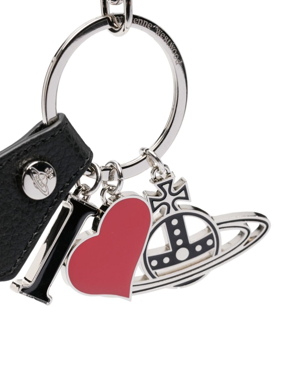 Vivienne Westwood Keychains Black 82030082UL001JN401 (Vivienne Westwood / キーリング・キーケース ) | Vivienne Westwood (ヴィヴィアン・ウェストウッド)(1)