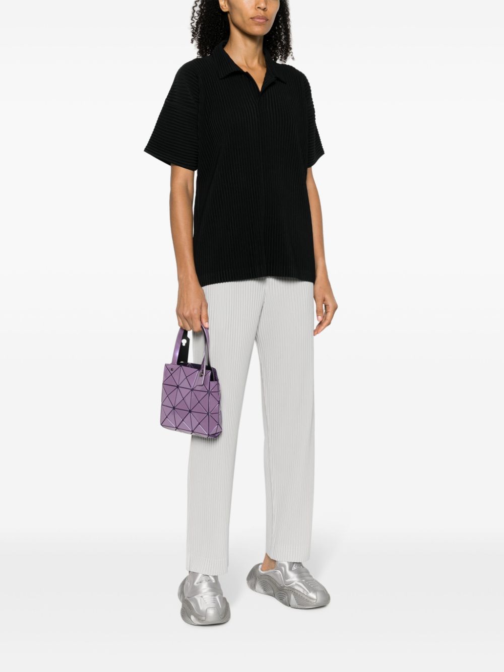 Bao Bao Issey Miyake Bags.. Purple BB38AG610CARAT81 (BAO BAO ISSEY MIYAKE / ハンドバッグ・ショルダーバッグ ) | BAO BAO ISSEY MIYAKE (バオバオイッセイミヤケ)(2)