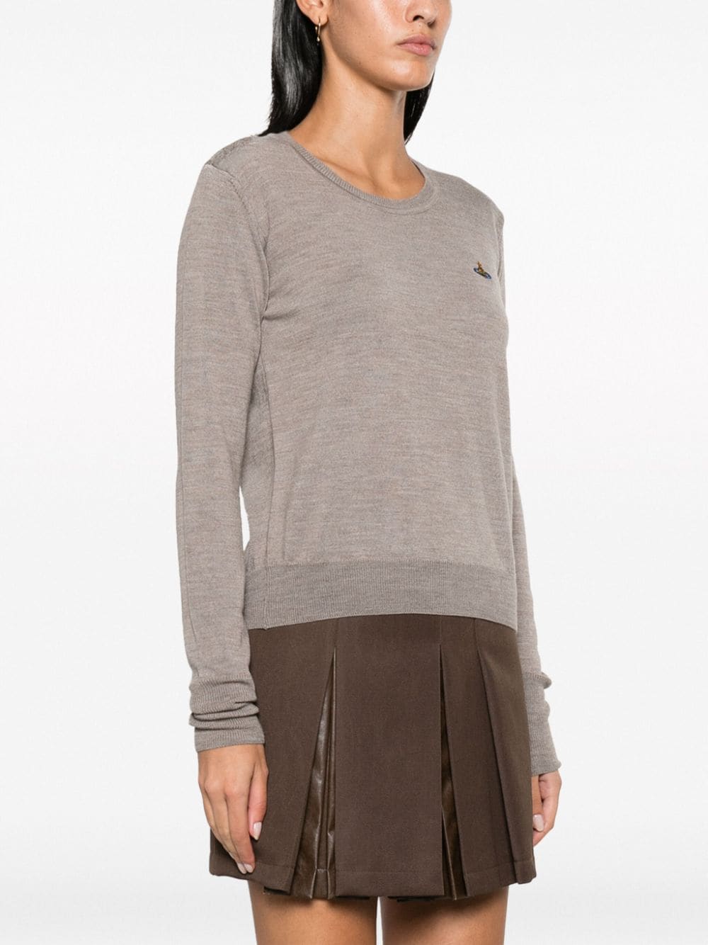 Vivienne Westwood Sweaters Brown 1803002SY0006P407 (Vivienne Westwood / ニット・セーター・カーディガン ) | Vivienne Westwood (ヴィヴィアン・ウェストウッド)(2)