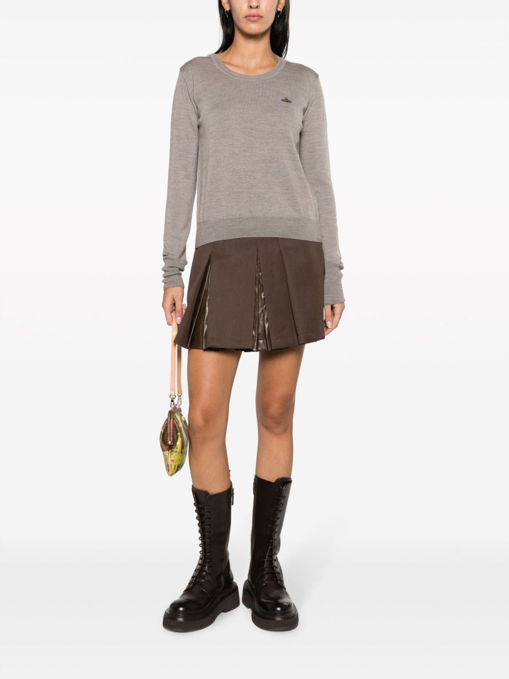 Vivienne Westwood Sweaters Brown 1803002SY0006P407 (Vivienne Westwood / ニット・セーター・カーディガン ) | Vivienne Westwood (ヴィヴィアン・ウェストウッド)(3)
