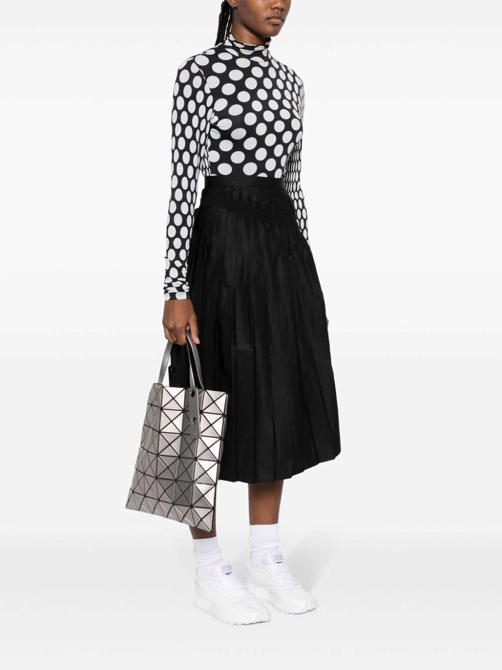 Bao Bao Issey Miyake Bags.. Silver BB38AG673LUCENT91 (BAO BAO ISSEY MIYAKE / トートバッグ ) | BAO BAO ISSEY MIYAKE (バオバオイッセイミヤケ)(3)