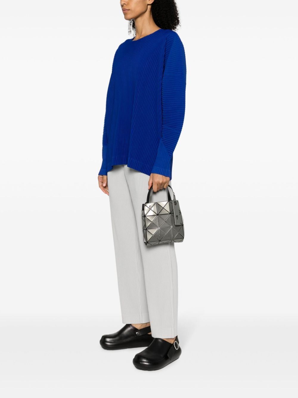 Bao Bao Issey Miyake Bags.. Grey BB38AG610CARAT94 (BAO BAO ISSEY MIYAKE / ハンドバッグ・ショルダーバッグ ) | BAO BAO ISSEY MIYAKE (バオバオイッセイミヤケ)(3)