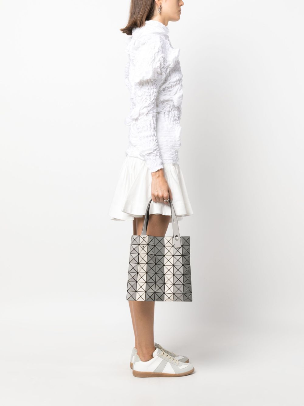 Bao Bao Issey Miyake Bags.. Grey BB38AG547PRISM18 (BAO BAO ISSEY MIYAKE / トートバッグ ) | BAO BAO ISSEY MIYAKE (バオバオイッセイミヤケ)(1)
