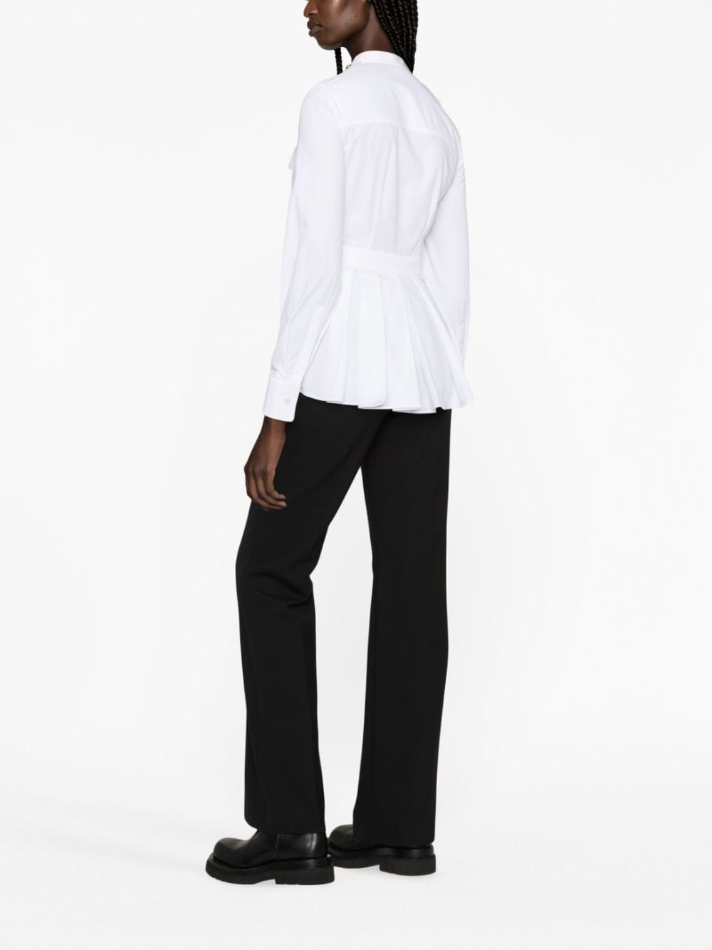Alexander McQueen Shirts White 757216QAAAD9000 (Alexander McQUEEN / シャツ・ブラウス ) | Alexander McQUEEN (アレキサンダー・マックイーン)(1)