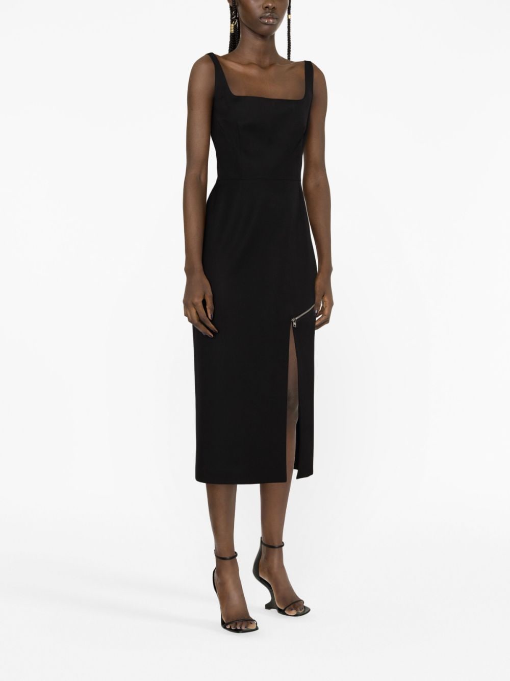 Alexander McQueen Dresses Black 757633QJAAC1000 (Alexander McQUEEN / ワンピース・ドレス・オールインワン ) | Alexander McQUEEN (アレキサンダー・マックイーン)(3)