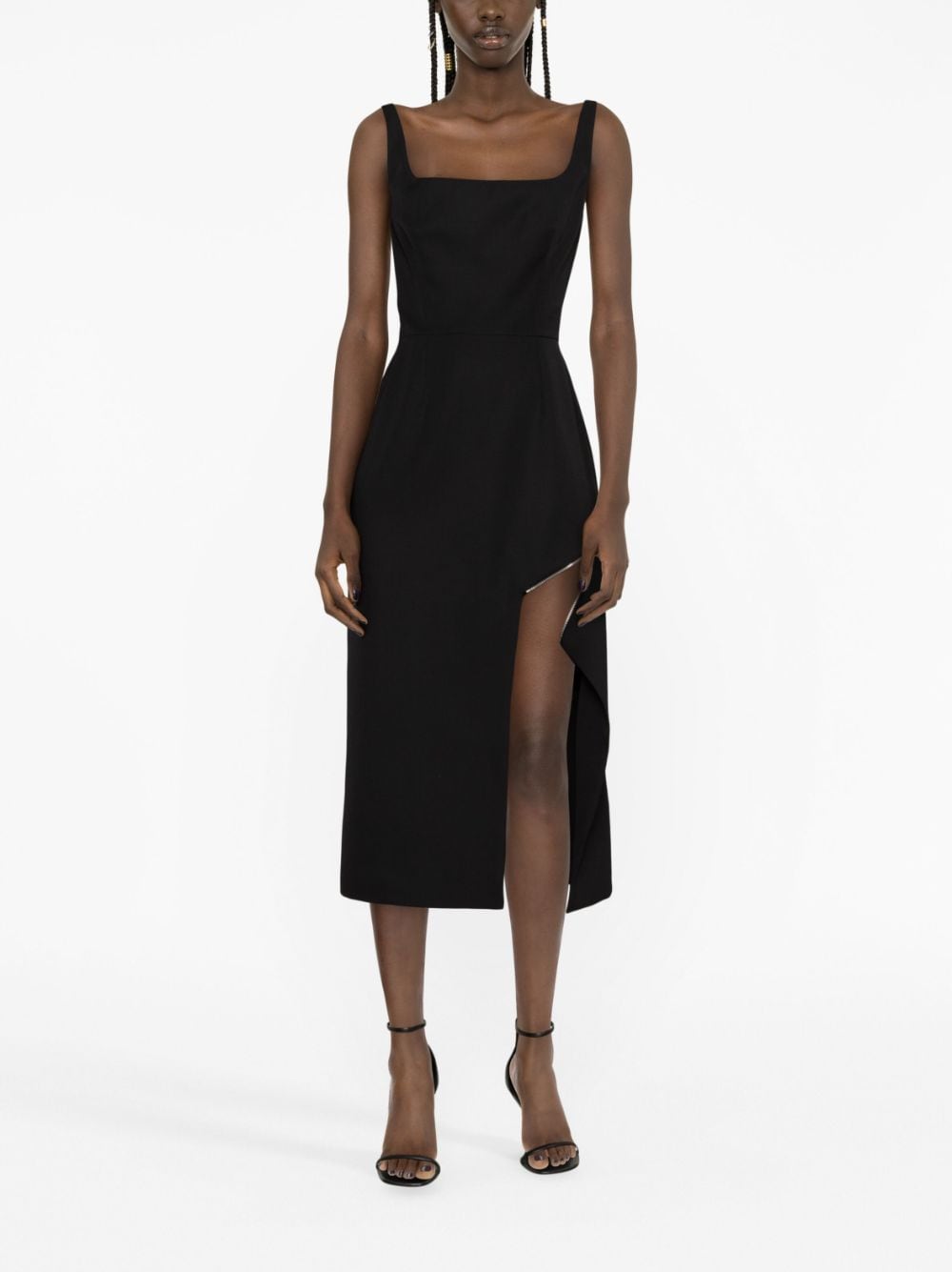 Alexander McQueen Dresses Black 757633QJAAC1000 (Alexander McQUEEN / ワンピース・ドレス・オールインワン ) | Alexander McQUEEN (アレキサンダー・マックイーン)(4)