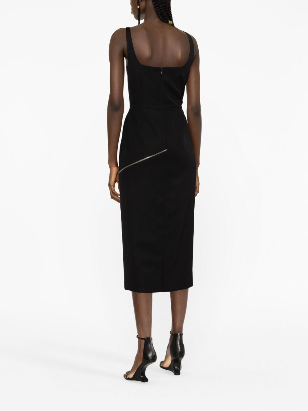 Alexander McQueen Dresses Black 757633QJAAC1000 (Alexander McQUEEN / ワンピース・ドレス・オールインワン ) | Alexander McQUEEN (アレキサンダー・マックイーン)(5)