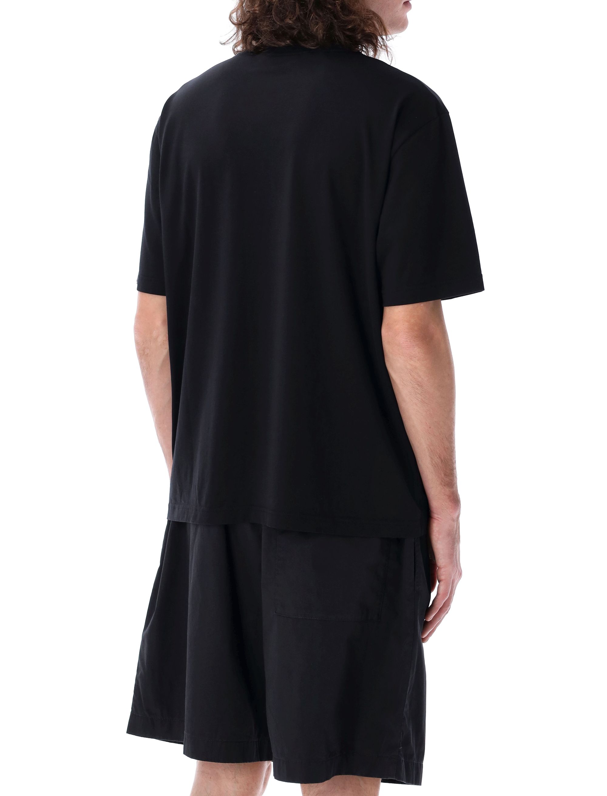 Palm Angels T-shirts and Polos Black PMAA089S25JER0021084 (Palm Angels / Tシャツ・カットソー ) | Palm Angels (パームエンジェルス)(1)