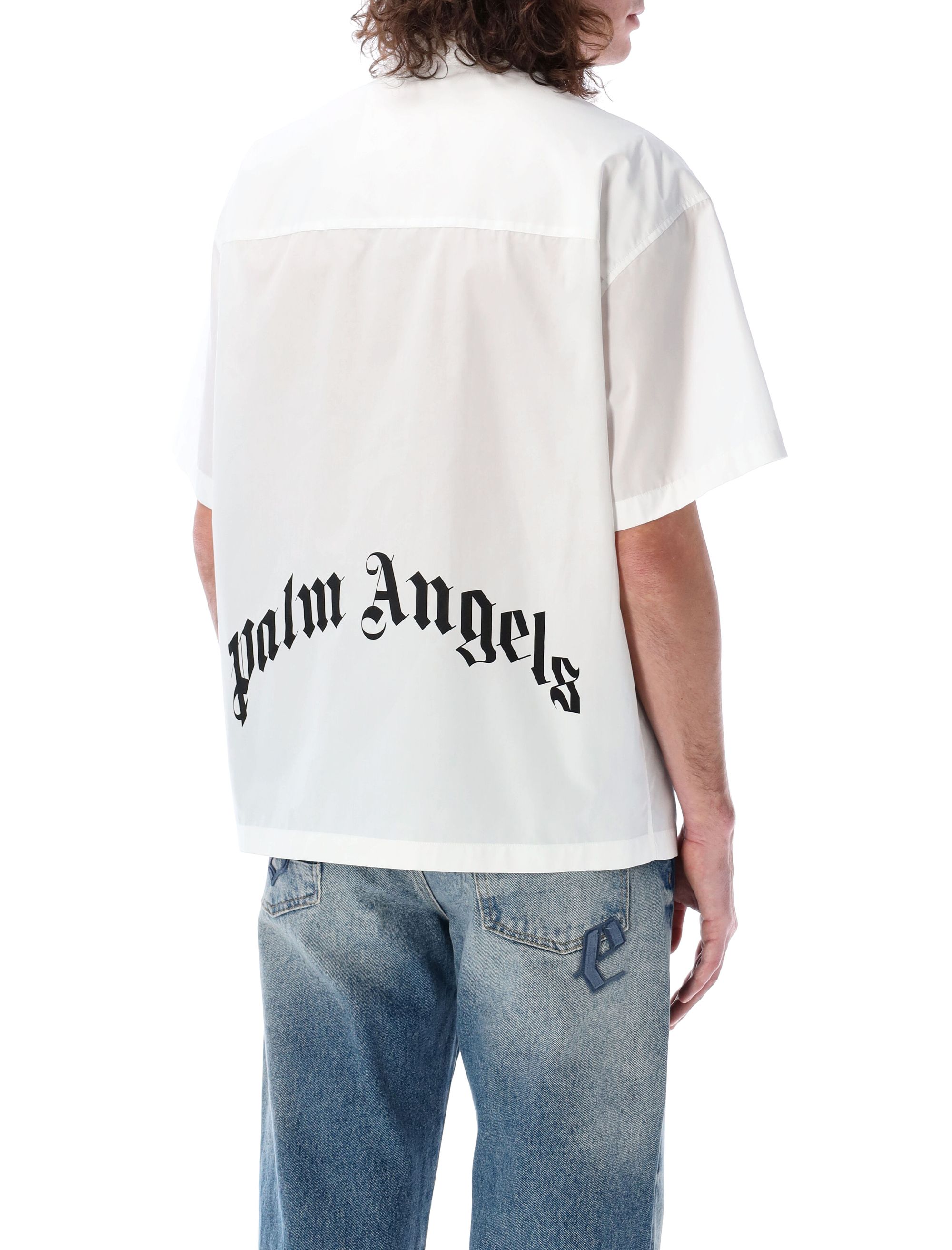Palm Angels T-shirts and Polos White PMGG00AS25FAB0040110 (Palm Angels / シャツ・ブラウス ) | Palm Angels (パームエンジェルス)(1)