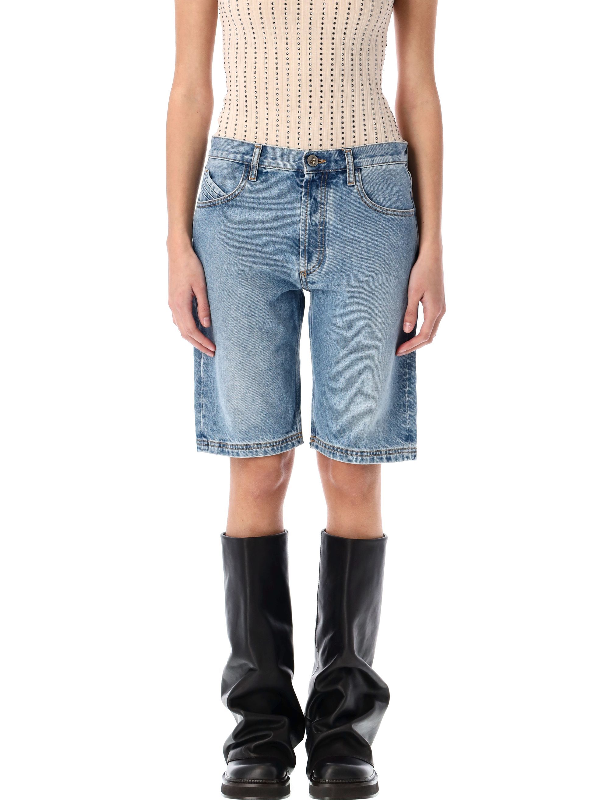 The Attico Shorts Blue 250WCQ00005DDD085024 (THE ATTICO / ショートパンツ ) | THE ATTICO (ジ・アティコ)