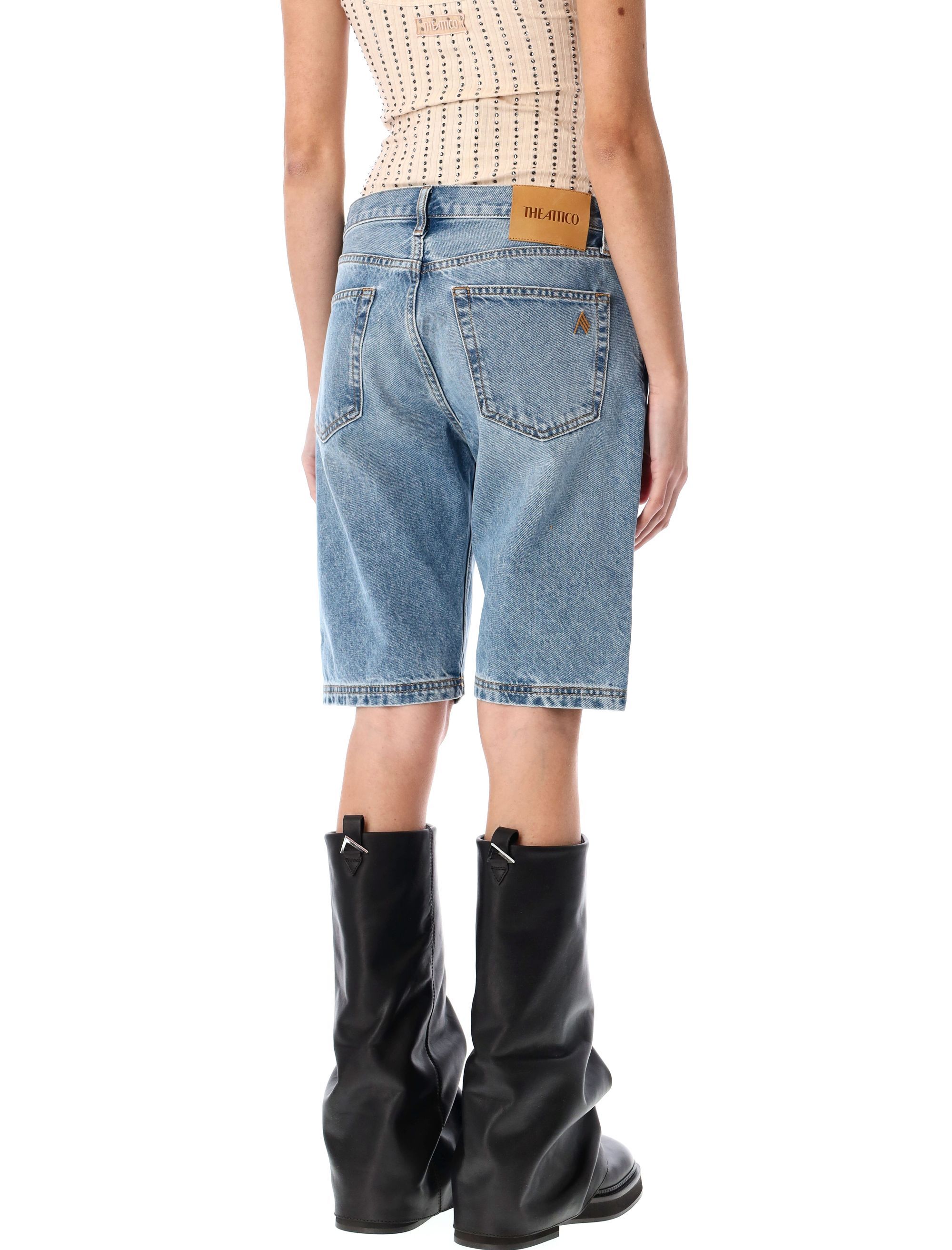 The Attico Shorts Blue 250WCQ00005DDD085024 (THE ATTICO / ショートパンツ ) | THE ATTICO (ジ・アティコ)(1)