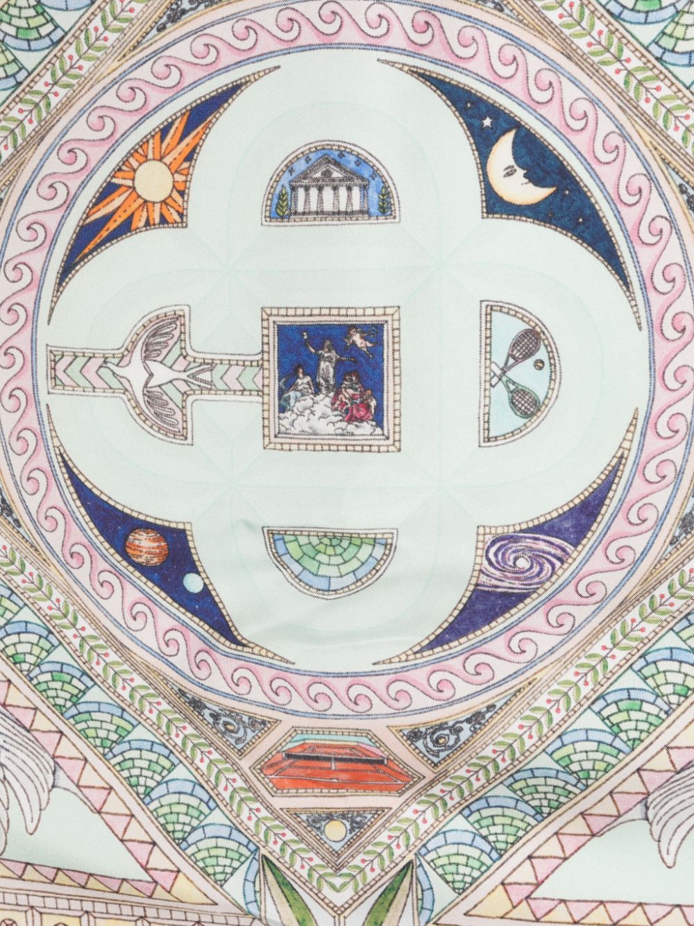 Casablanca Scarfs MultiColour AF23ACC05302LELABYRINTHE (Casablanca / スカーフ・マフラー ) | Casablanca (カサブランカ)(1)