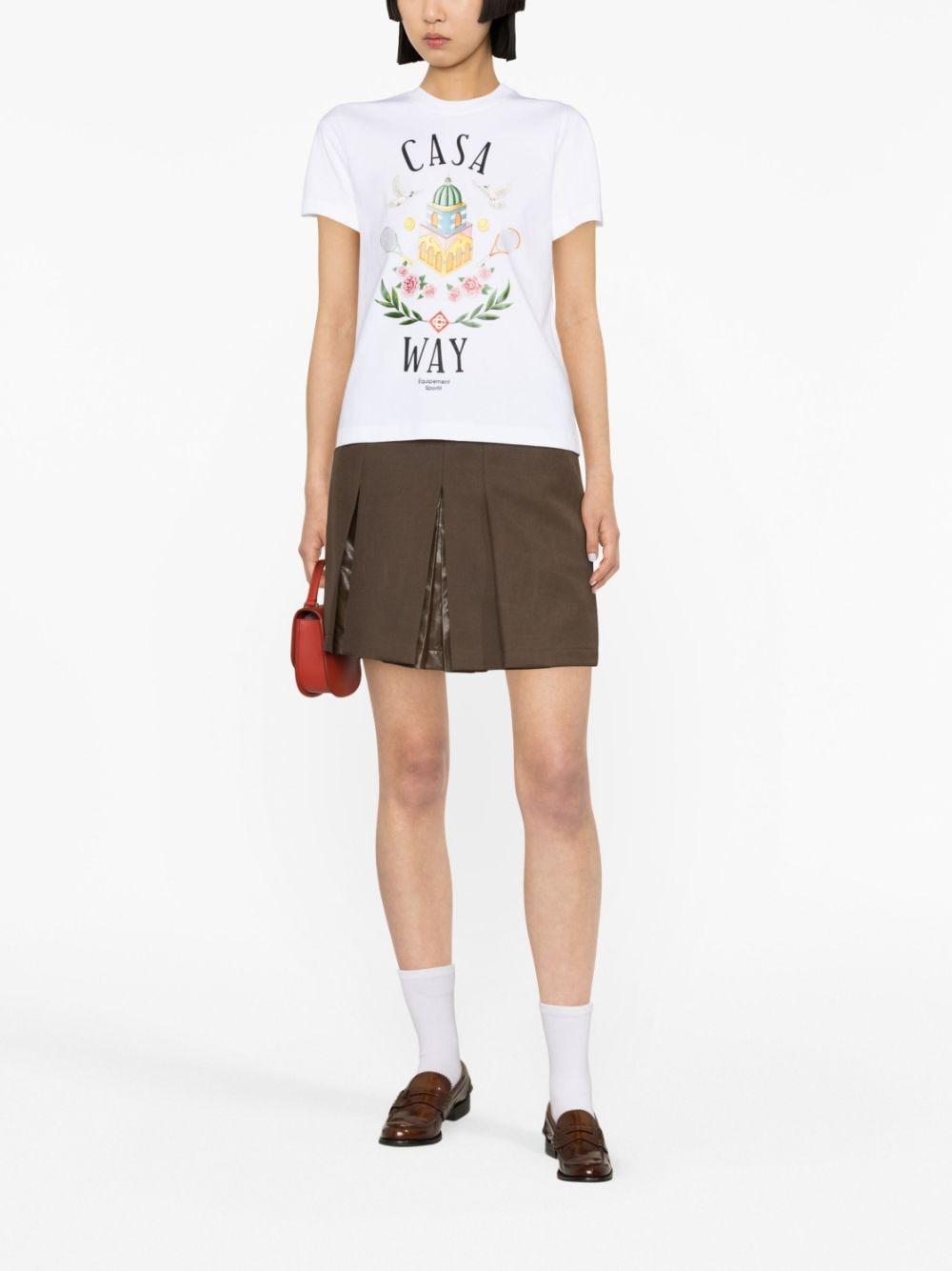 Casablanca T-shirts and Polos White WF23JTS02010CASAWAY (Casablanca / Tシャツ・カットソー ) | Casablanca (カサブランカ)(2)