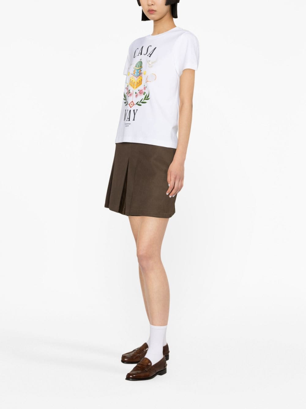 Casablanca T-shirts and Polos White WF23JTS02010CASAWAY (Casablanca / Tシャツ・カットソー ) | Casablanca (カサブランカ)(3)