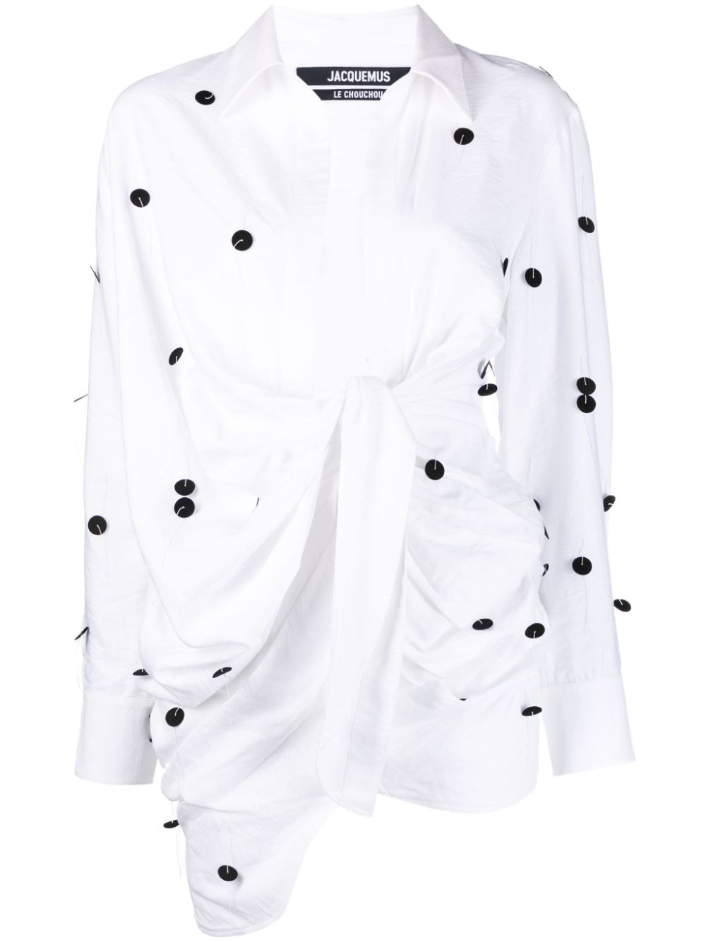 JACQUEMUS Dresses White 233DR0721020WHITEBLACK (JACQUEMUS / ワンピース・ドレス・オールインワン ) | JACQUEMUS (ジャックムス)