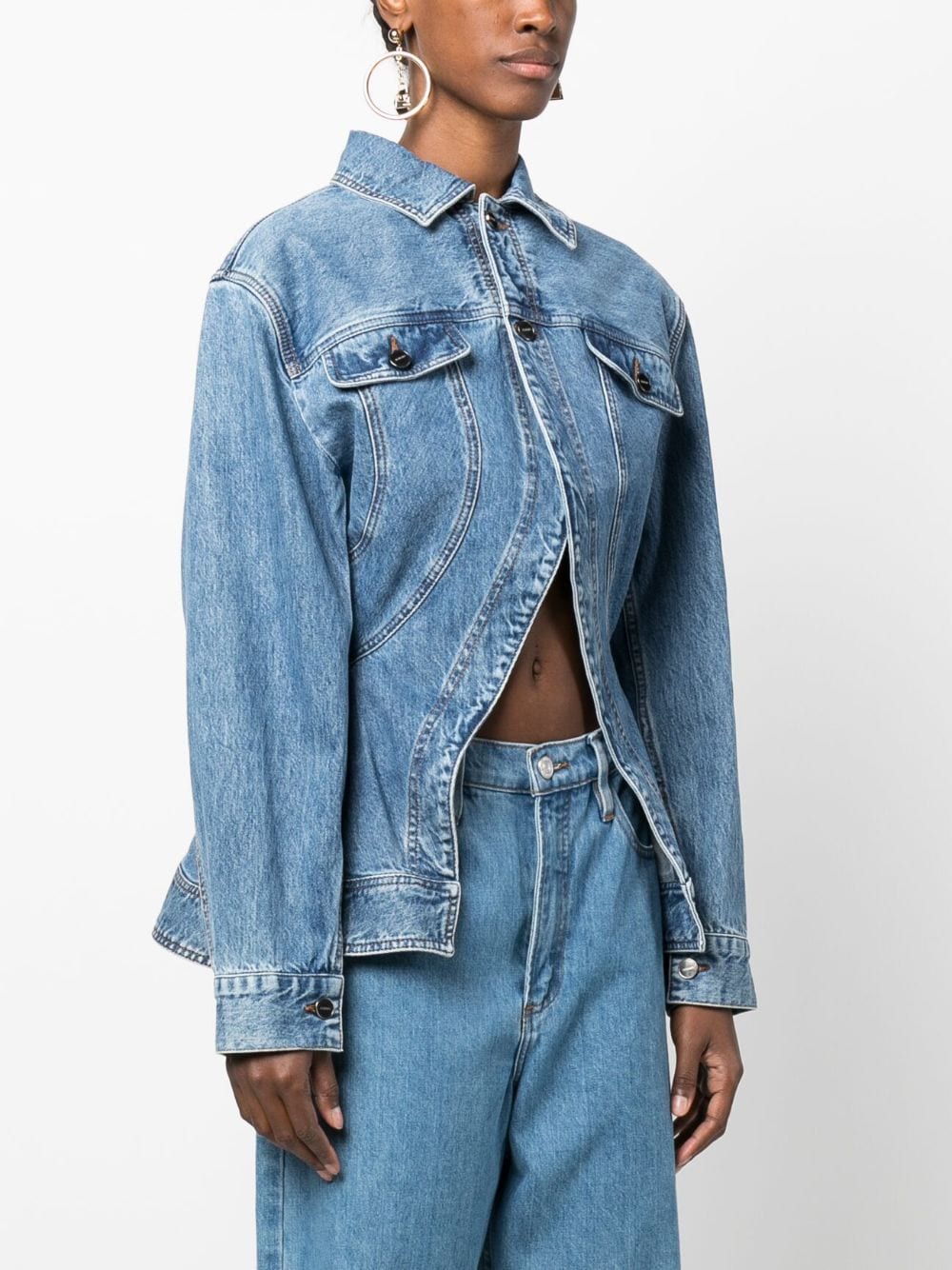 JACQUEMUS Coats Clear Blue 233DE0281015LIGHTBLUE (JACQUEMUS / カジュアルジャケット ) | JACQUEMUS (ジャックムス)(2)