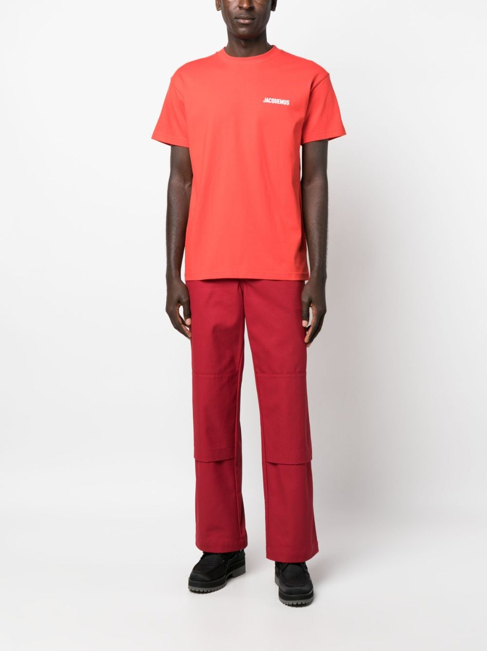 JACQUEMUS T-shirts and Polos Red 216JS2072480RED (JACQUEMUS / Tシャツ・カットソー ) | JACQUEMUS (ジャックムス)(4)