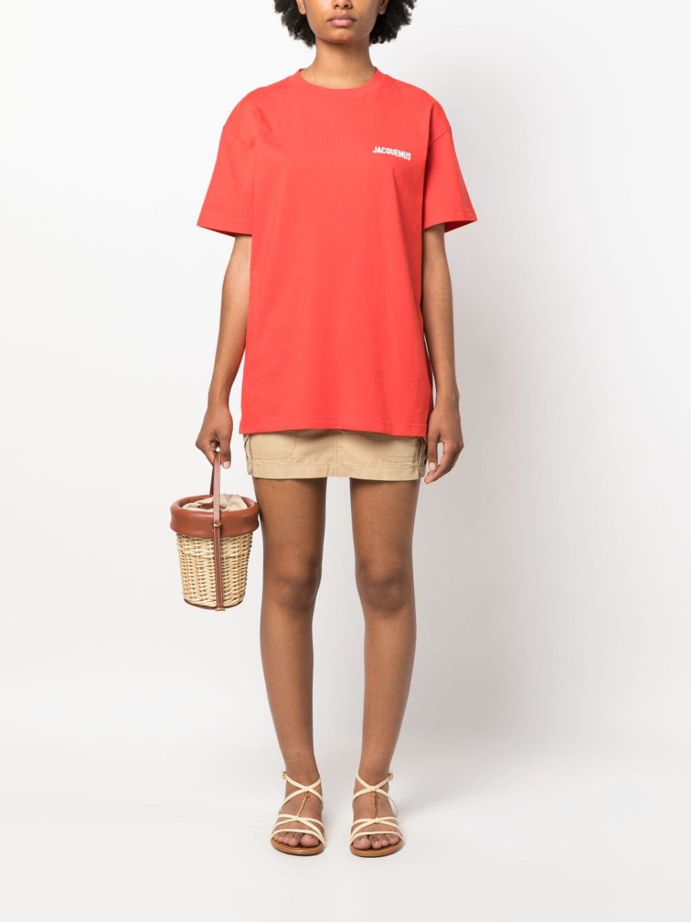 JACQUEMUS T-shirts and Polos Red 216JS2072480RED (JACQUEMUS / Tシャツ・カットソー ) | JACQUEMUS (ジャックムス)(5)