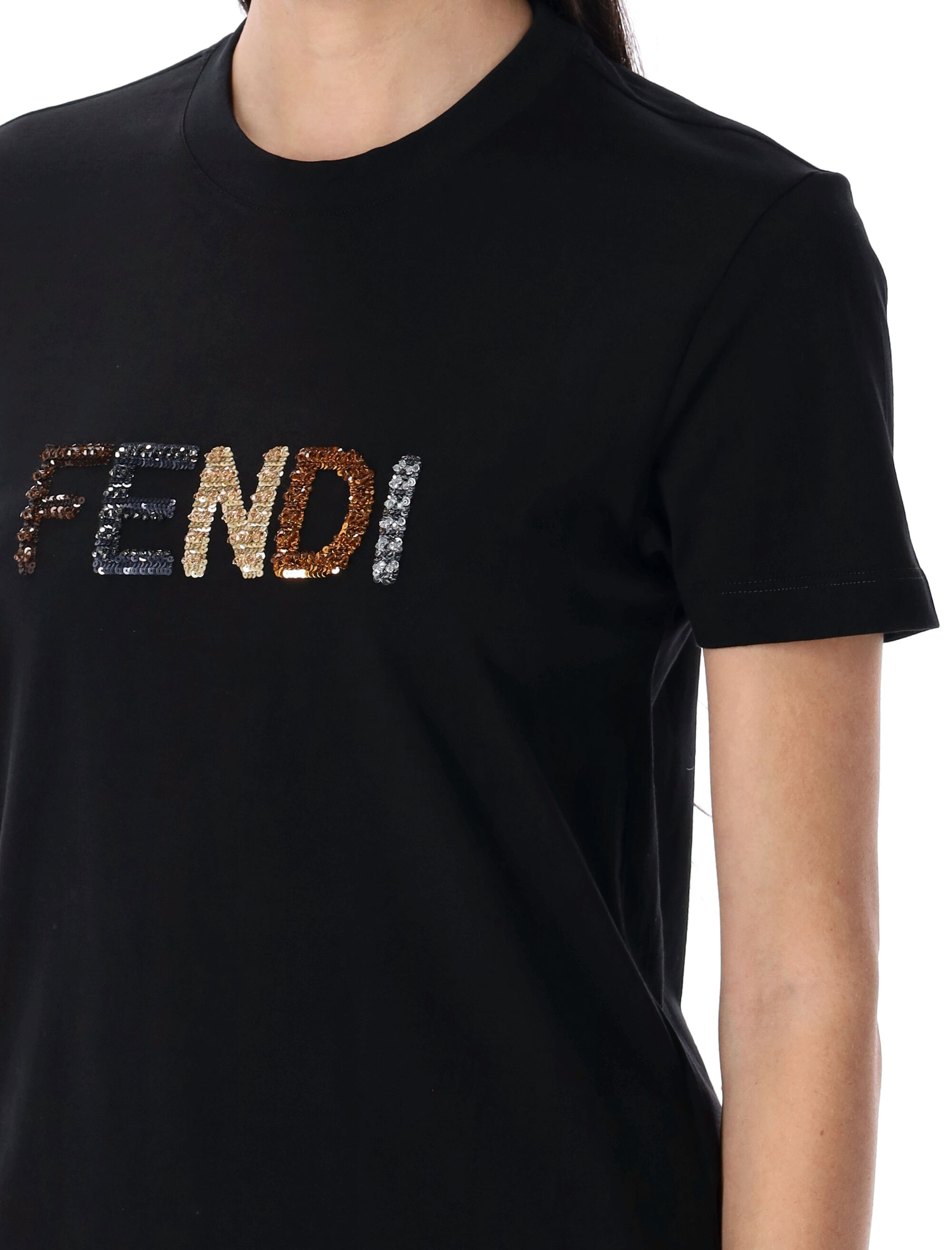 Fendi T-shirts and Polos Black FS7254AT2DF0GME (FENDI / Tシャツ・カットソー ) | FENDI (フェンディ)(2)