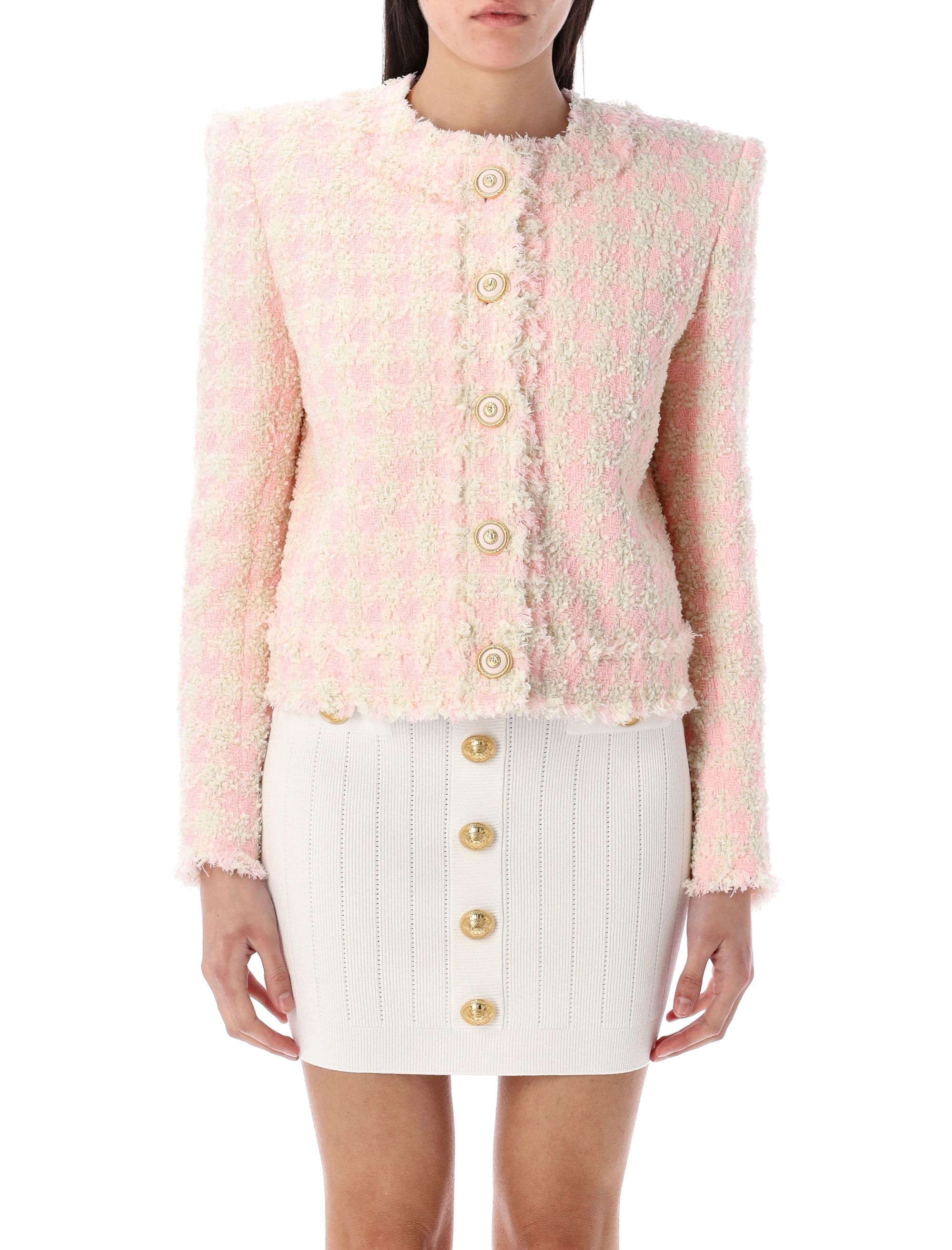 Balmain Jackets Pink EF1SK719XK69OHP (Balmain / スーツ・ジャケット ) | Balmain (バルマン)