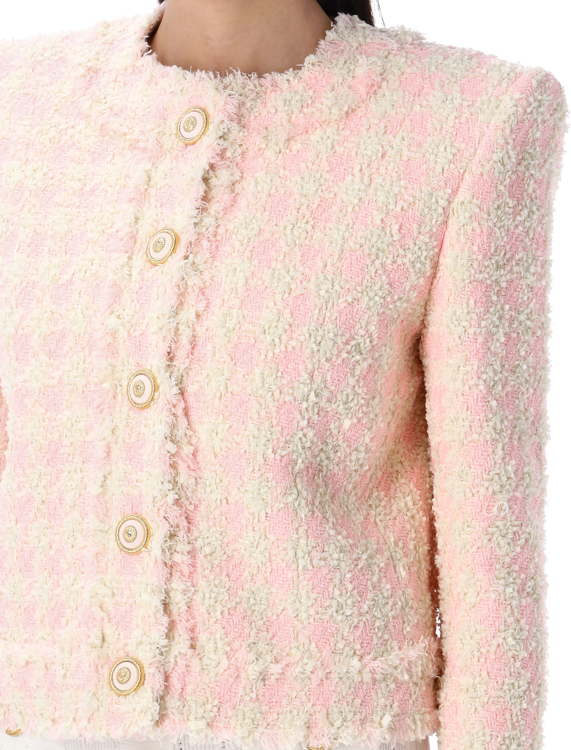 Balmain Jackets Pink EF1SK719XK69OHP (Balmain / スーツ・ジャケット ) | Balmain (バルマン)(2)