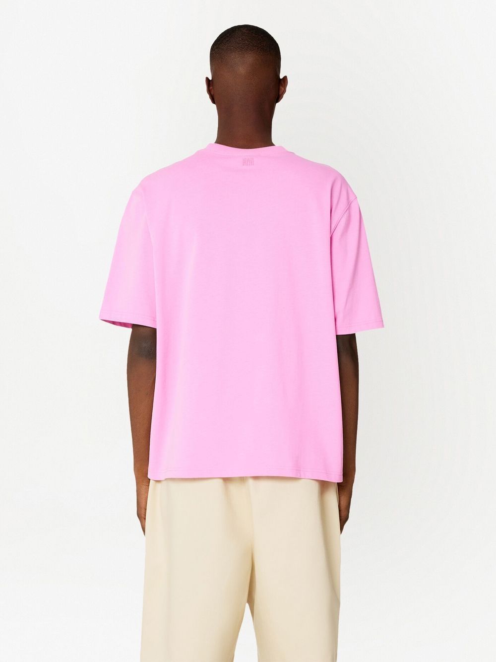 Ami Paris T-shirts and Polos Pink UTS004726663 (AMI Paris / Tシャツ・カットソー ) | AMI Paris (アミパリス)(2)