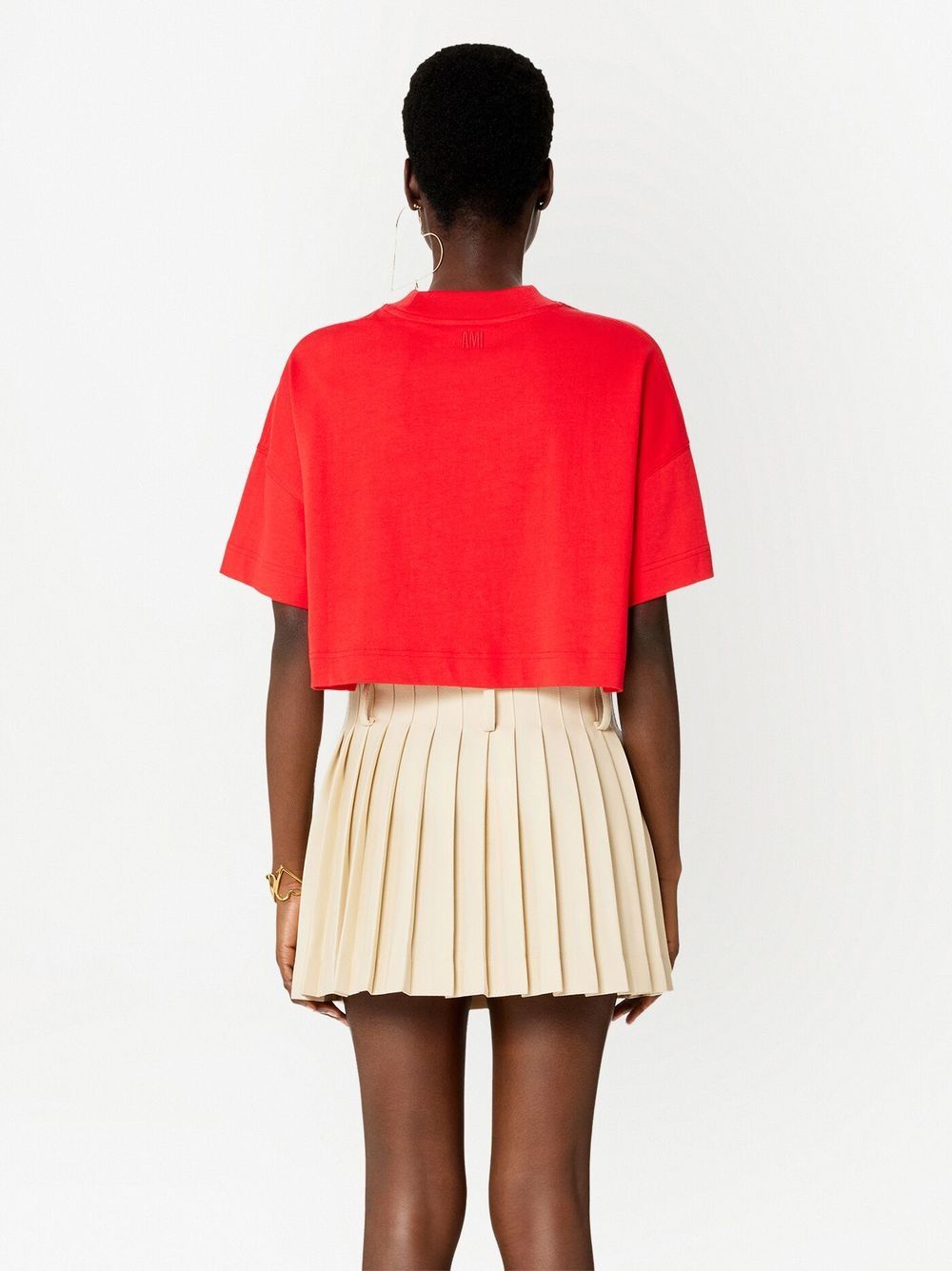 Ami Paris T-shirts and Polos Red FTS009726681 (AMI Paris / Tシャツ・カットソー ) | AMI Paris (アミパリス)(1)