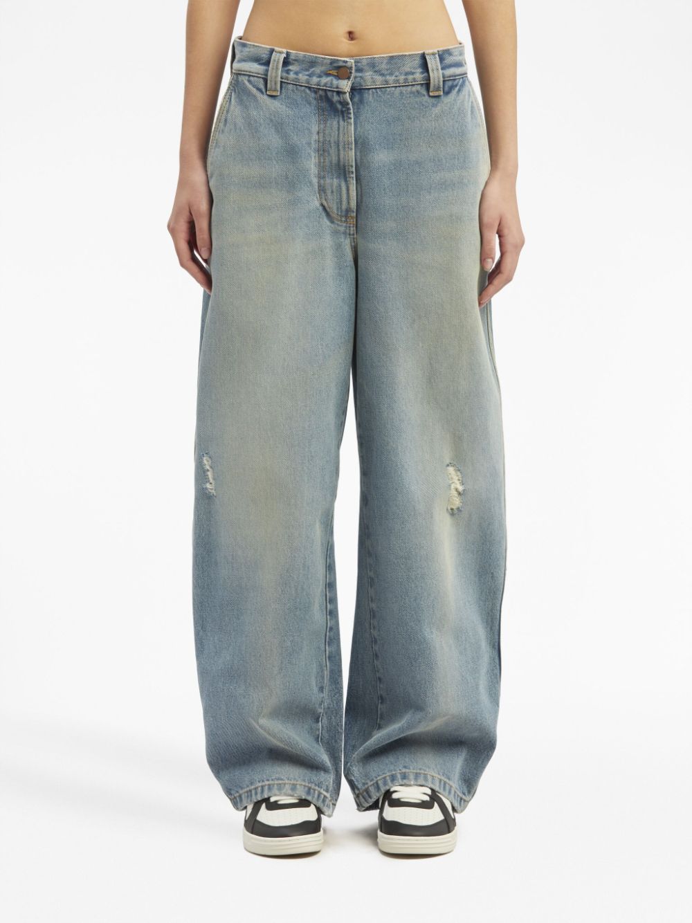 Palm Angels Trousers Blue PWYB027E23DEN0014060 (Palm Angels / ジーンズ ) | Palm Angels (パームエンジェルス)(1)