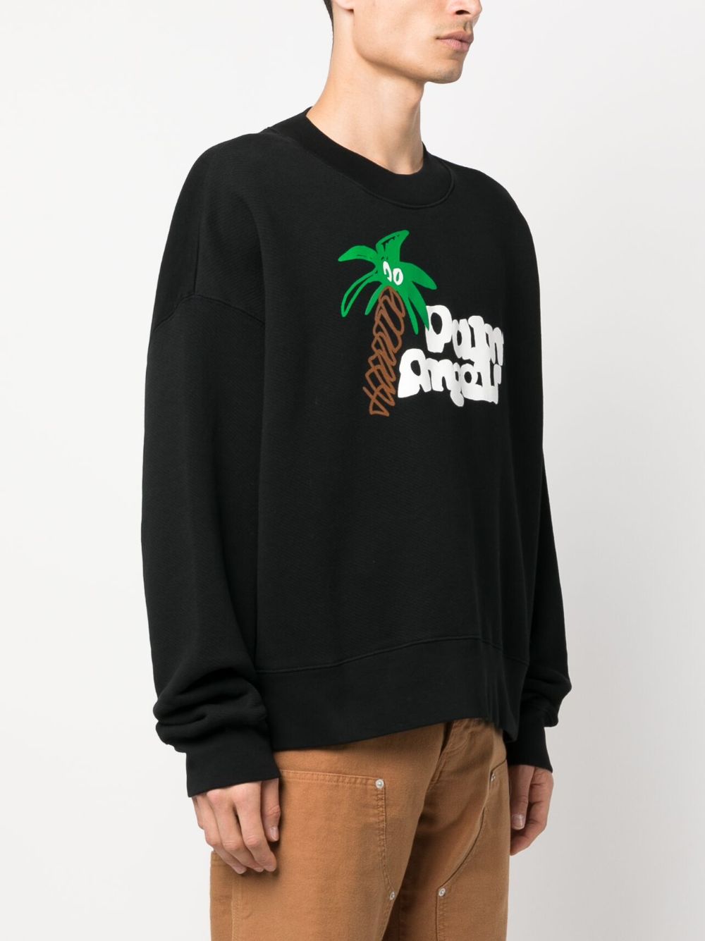 Palm Angels Sweaters Black PMBA026E23FLE0071001 (Palm Angels / スウェット・フーディー ) |  Palm Angels (パームエンジェルス)(1)