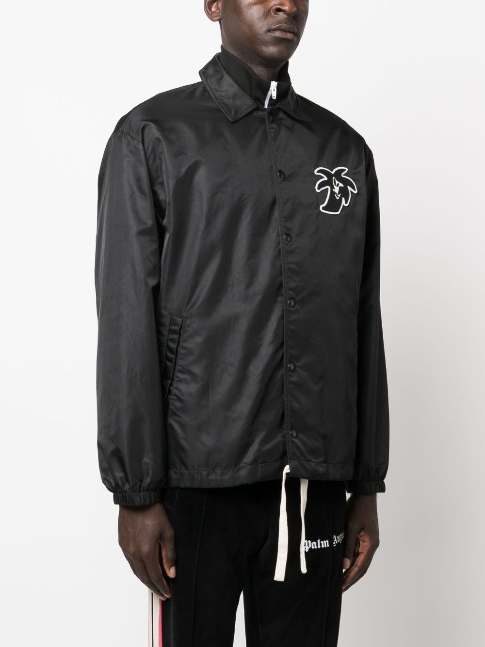 Palm Angels Jackets Black PMEM014E23FAB0011001 (Palm Angels / カジュアルジャケット ) | Palm Angels (パームエンジェルス)(4)