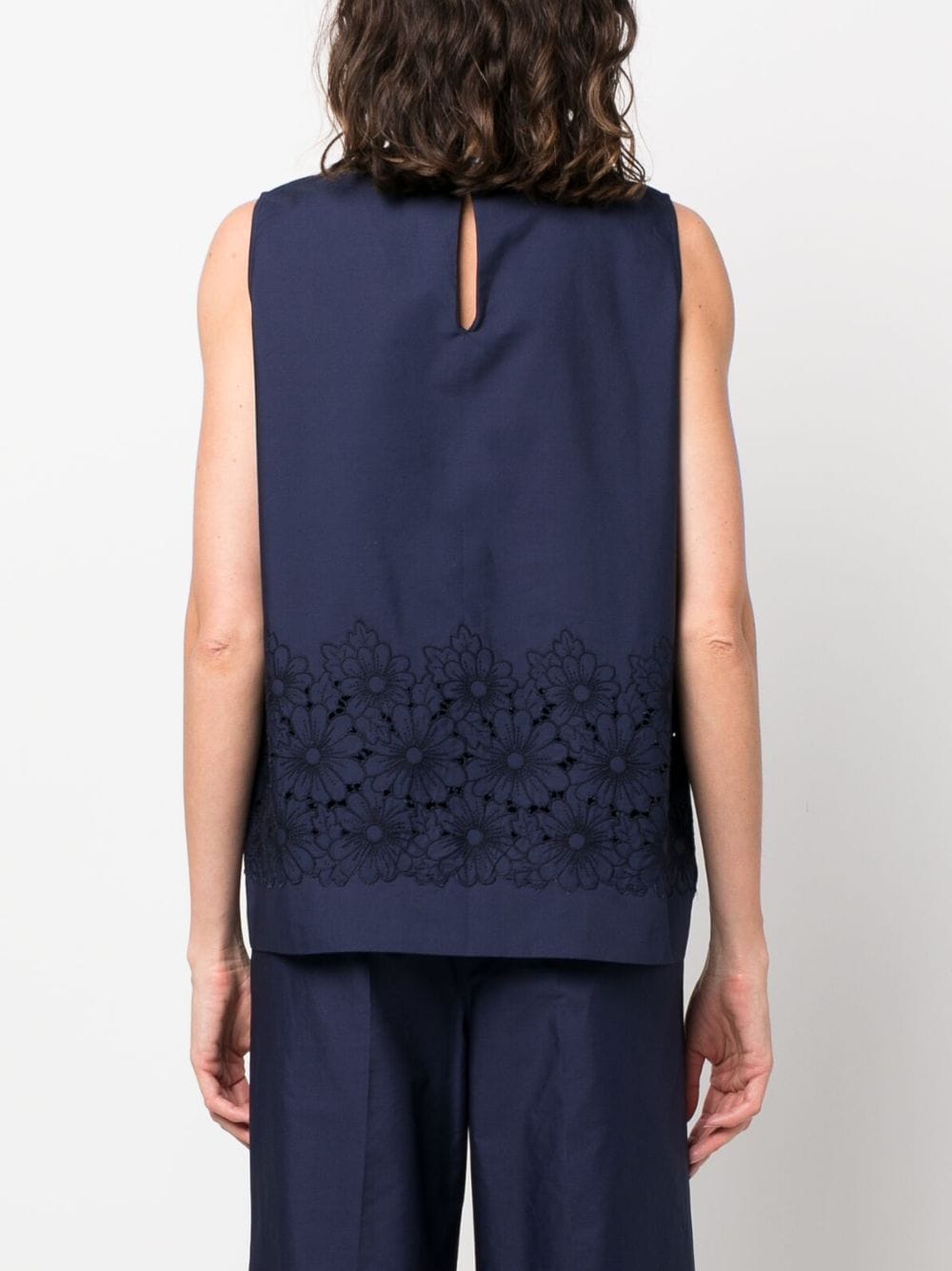 Parosh Top Blue D312396CHRISTEL012 (P.A.R.O.S.H. / タンクトップ・キャミソール ) | P.A.R.O.S.H. (パロッシュ)(2)