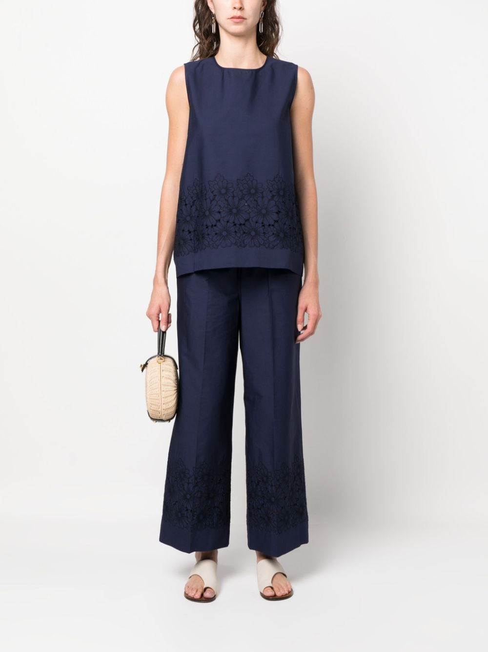 Parosh Top Blue D312396CHRISTEL012 (P.A.R.O.S.H. / タンクトップ・キャミソール ) | P.A.R.O.S.H. (パロッシュ)(3)