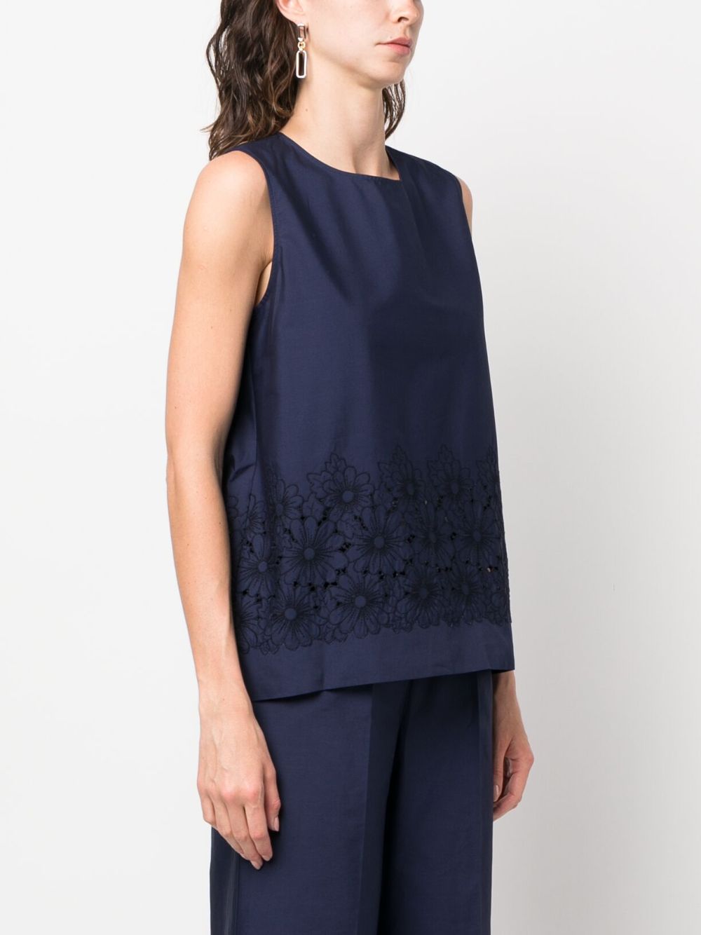 Parosh Top Blue D312396CHRISTEL012 (P.A.R.O.S.H. / タンクトップ・キャミソール ) | P.A.R.O.S.H. (パロッシュ)(4)