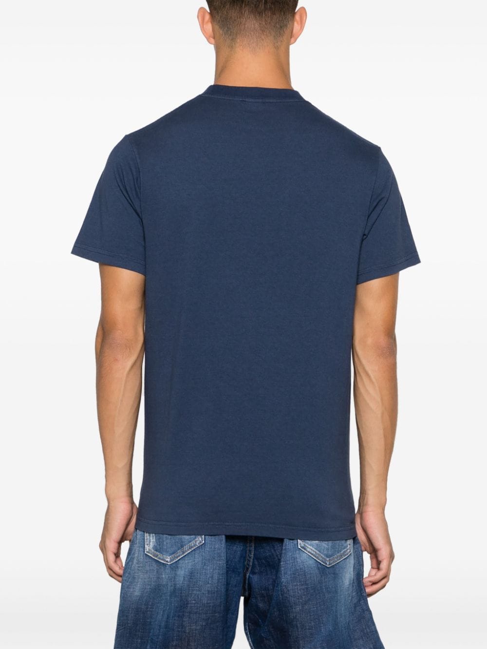 SPORTY & RICH T-shirts and Polos Blue TSAW2353NANAVY31 (Sporty & Rich / Tシャツ・カットソー ) | Sporty & Rich (スポーティアンドリッチ)(4)