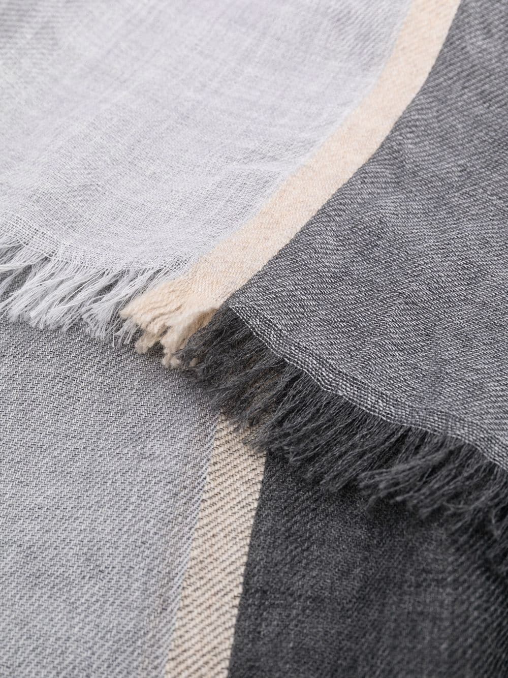 Brunello Cucinelli Scarfs Grey MSC606AVCW483 (Brunello Cucinelli / スカーフ・マフラー ) | Brunello Cucinelli (ブルネロ・クチネリ)(1)