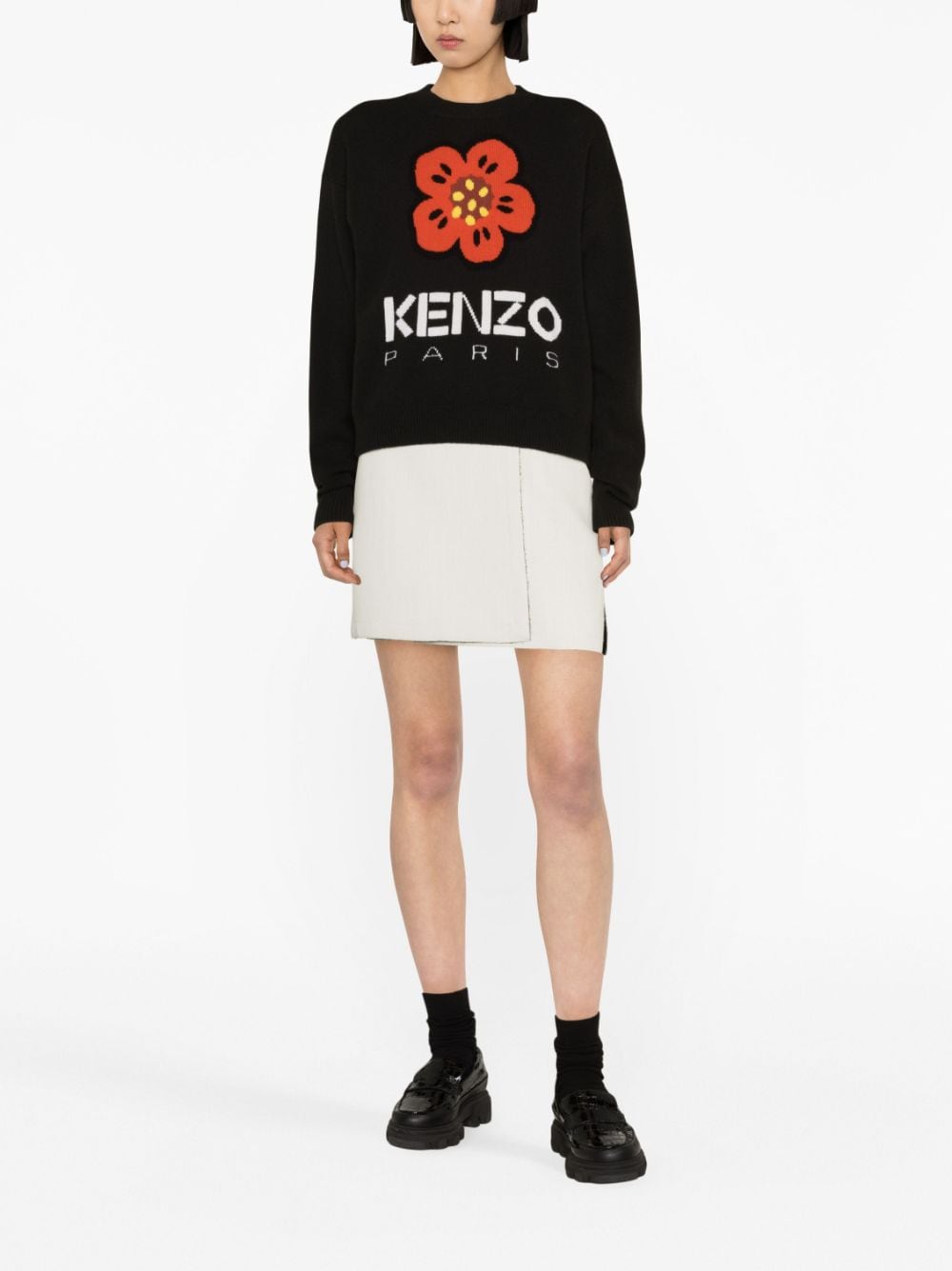 Kenzo Sweaters Black FD62PU4303LD99J (KENZO / ニット・セーター・カーディガン ) | KENZO (ケンゾー)(2)