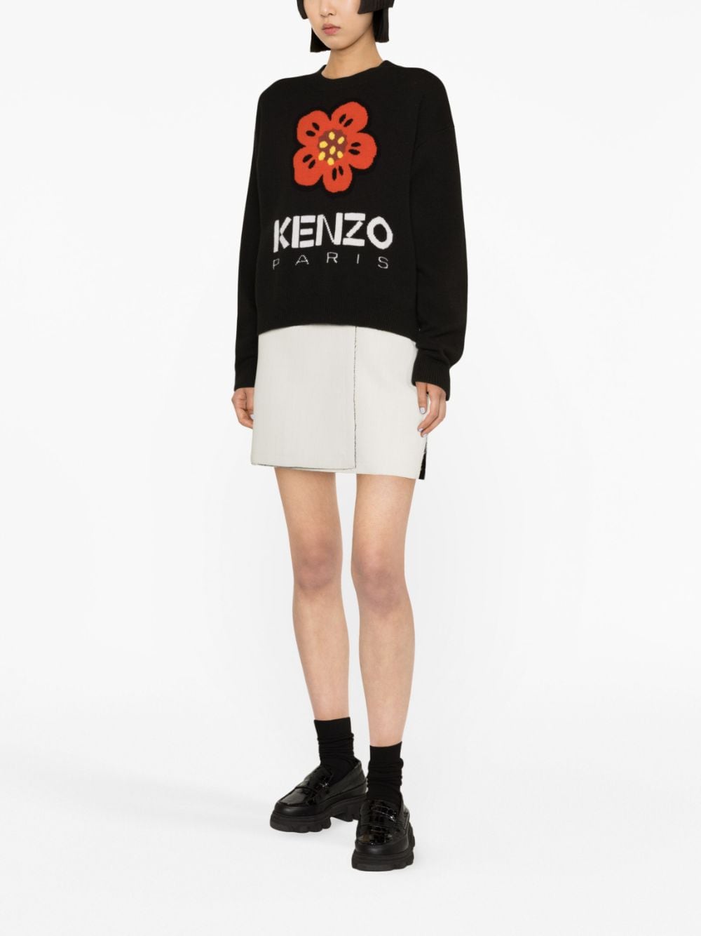 Kenzo Sweaters Black FD62PU4303LD99J (KENZO / ニット・セーター・カーディガン ) | KENZO (ケンゾー)(3)