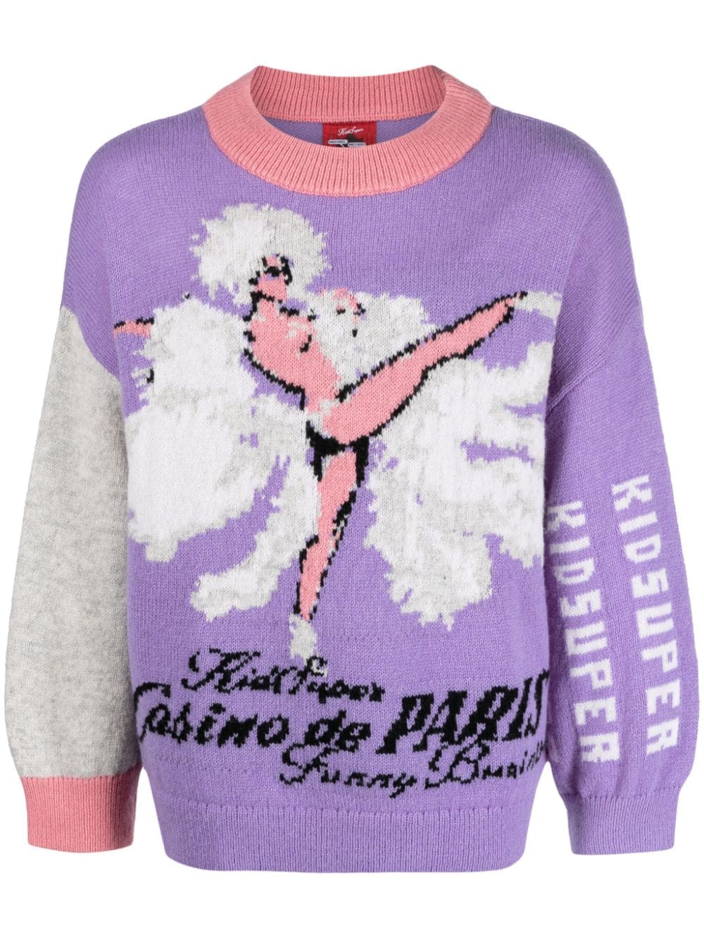 KIDSUPER Sweaters Purple AW23SW08PURPLE (KidSuper Studios / ニット・セーター・カーディガン ) | KidSuper Studios (キッドスーパー ストゥディオス)