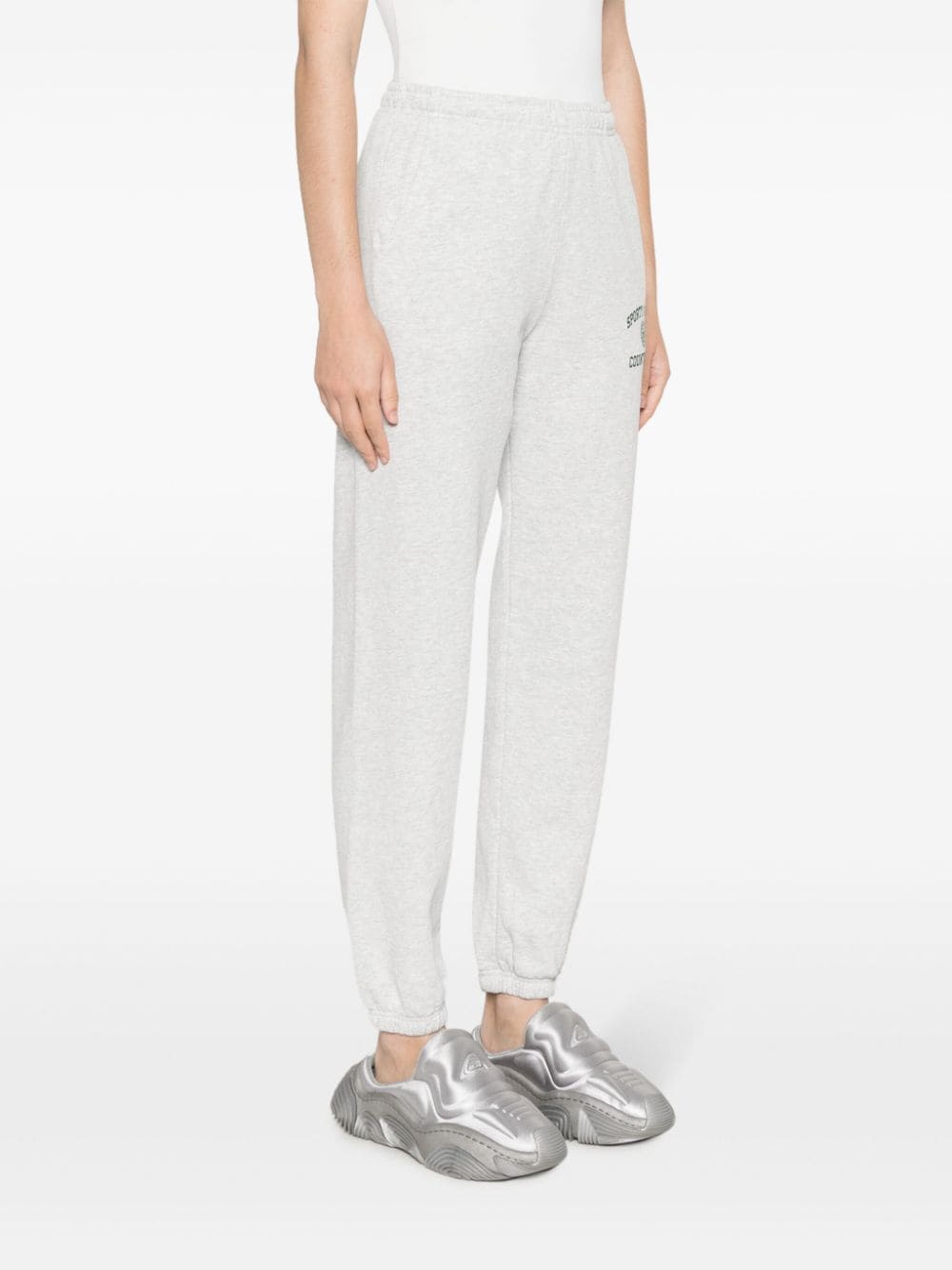 SPORTY & RICH Trousers Grey SWAW2312HGHEATHERGRAY19 (Sporty & Rich / パンツ ) | Sporty & Rich (スポーティアンドリッチ)(4)