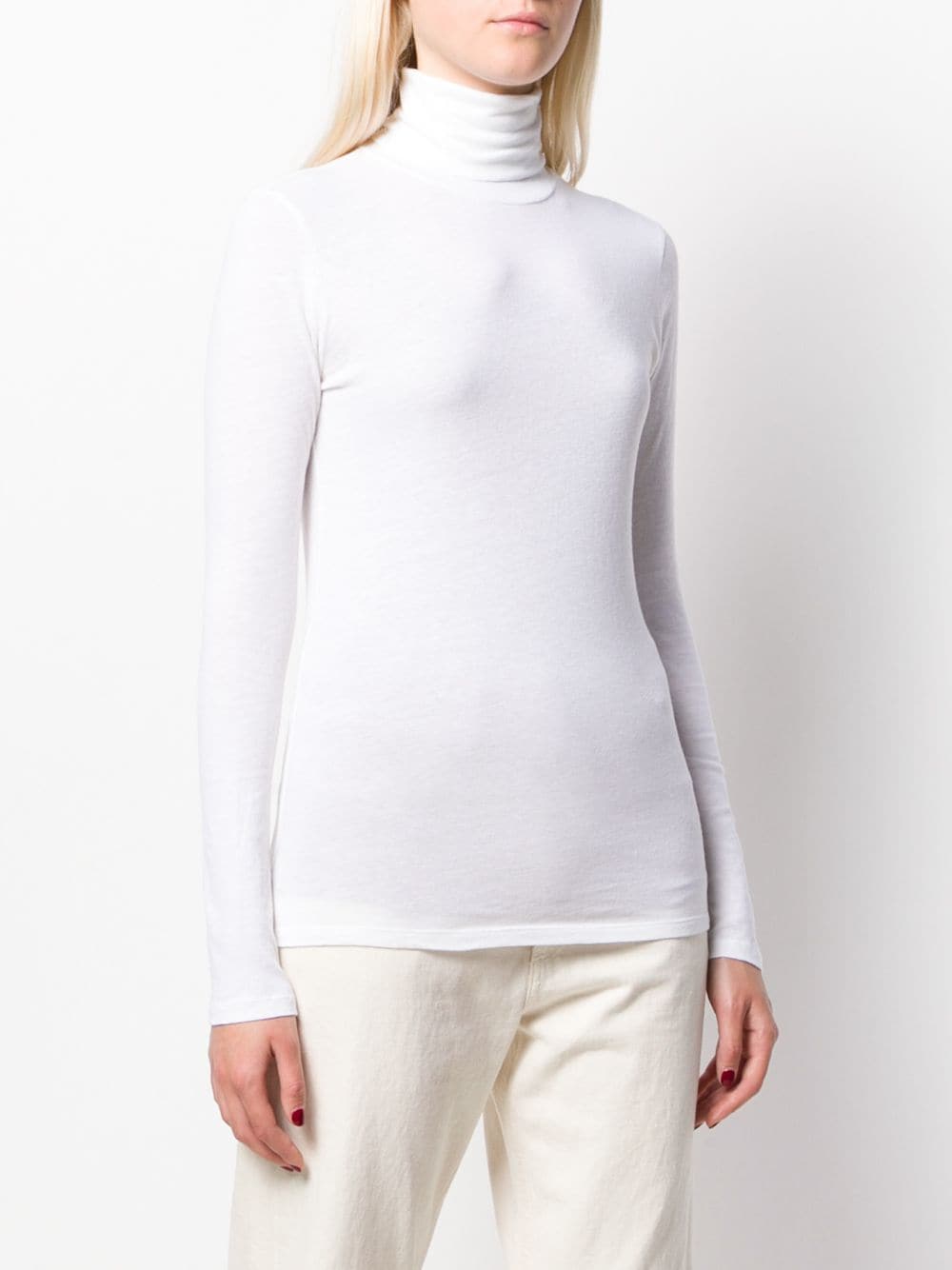 Majestic Sweaters White M005FTS011COLROULE125 (MAJESTIC FILATURES / ニット・セーター・カーディガン ) | MAJESTIC FILATURES (マジェスティック フィラチュール)(2)