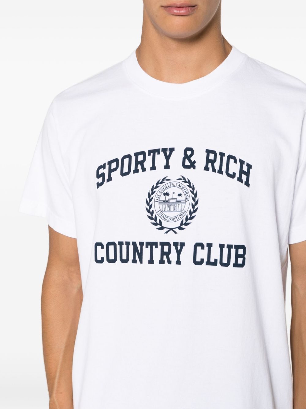 SPORTY & RICH T-shirts and Polos White TSAW2382WHWHITE48 (Sporty & Rich / Tシャツ・カットソー ) | Sporty & Rich (スポーティアンドリッチ)(1)