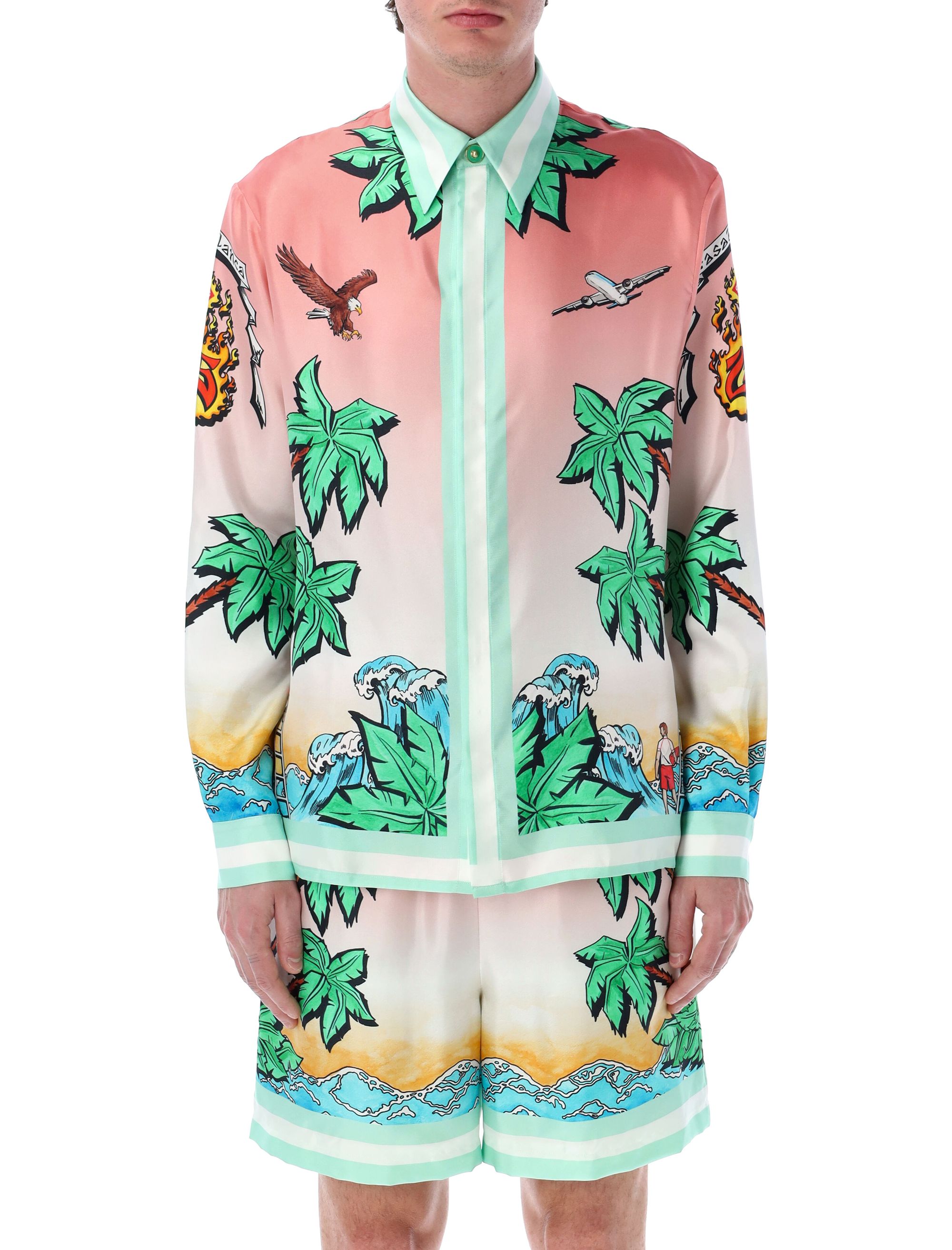 Casablanca T-shirts and Polos MultiColour UMS25SH0210202 (Casablanca / シャツ・ブラウス ) | Casablanca (カサブランカ)