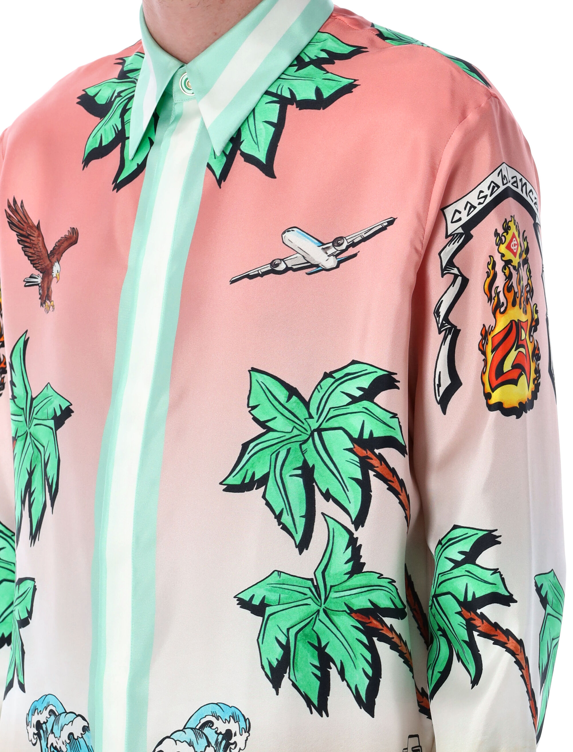 Casablanca T-shirts and Polos MultiColour UMS25SH0210202 (Casablanca / シャツ・ブラウス ) | Casablanca (カサブランカ)(2)