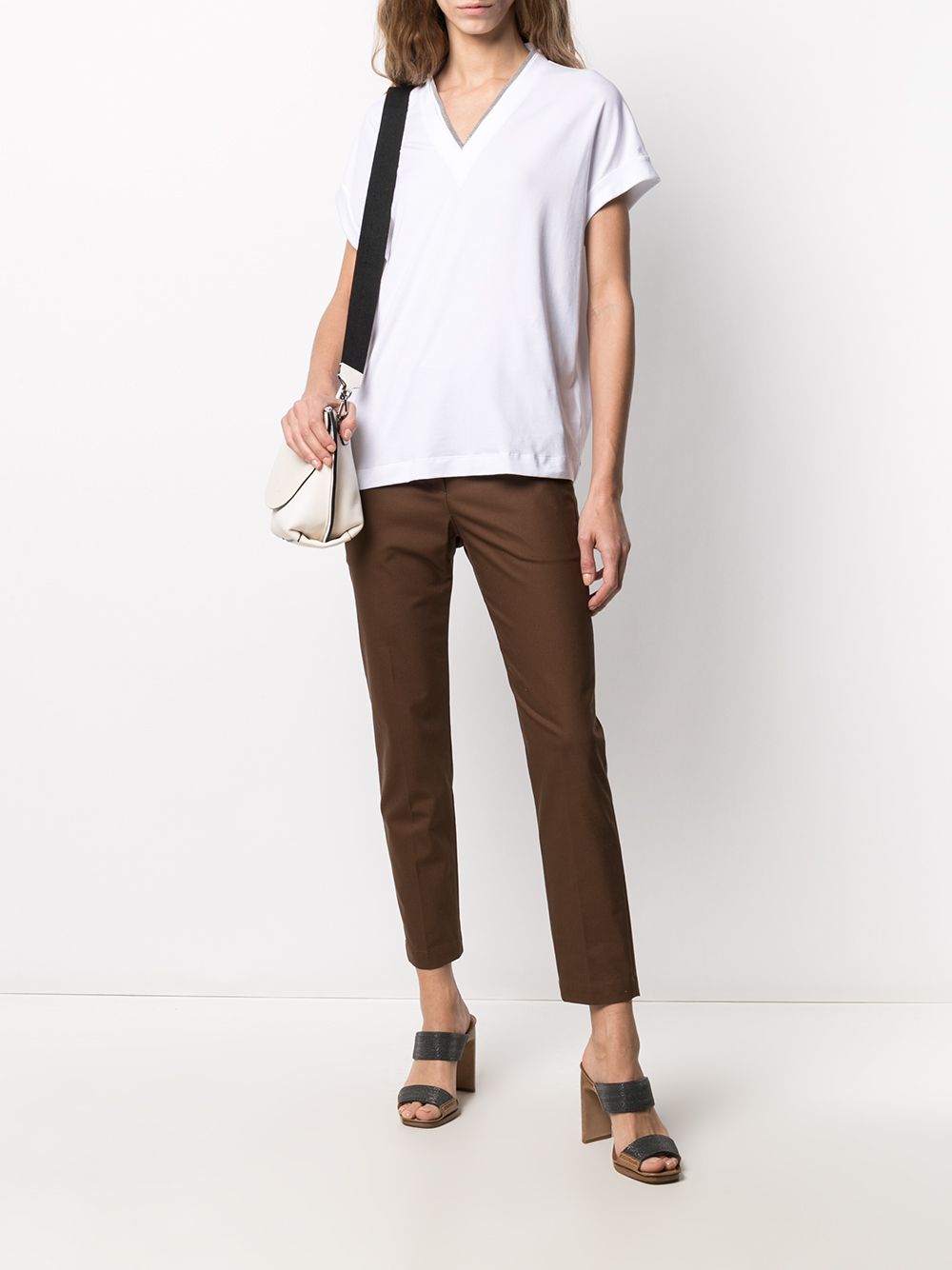 Brunello Cucinelli T-shirts and Polos White M0T18BD222C159 (Brunello Cucinelli / Tシャツ・カットソー ) | Brunello Cucinelli (ブルネロ・クチネリ)(1)