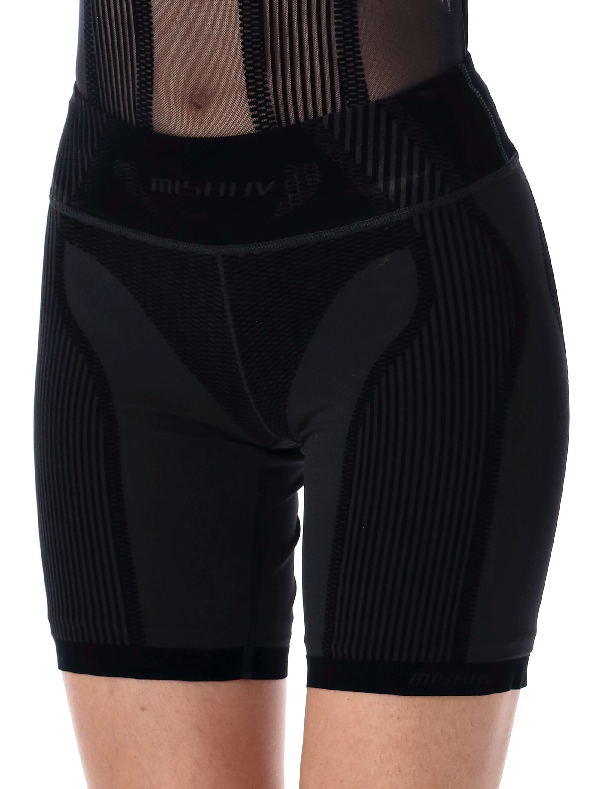 ショートパンツ MISBHV Woman Short Black 250W503 BLACK Flock Mesh Sport Shorts