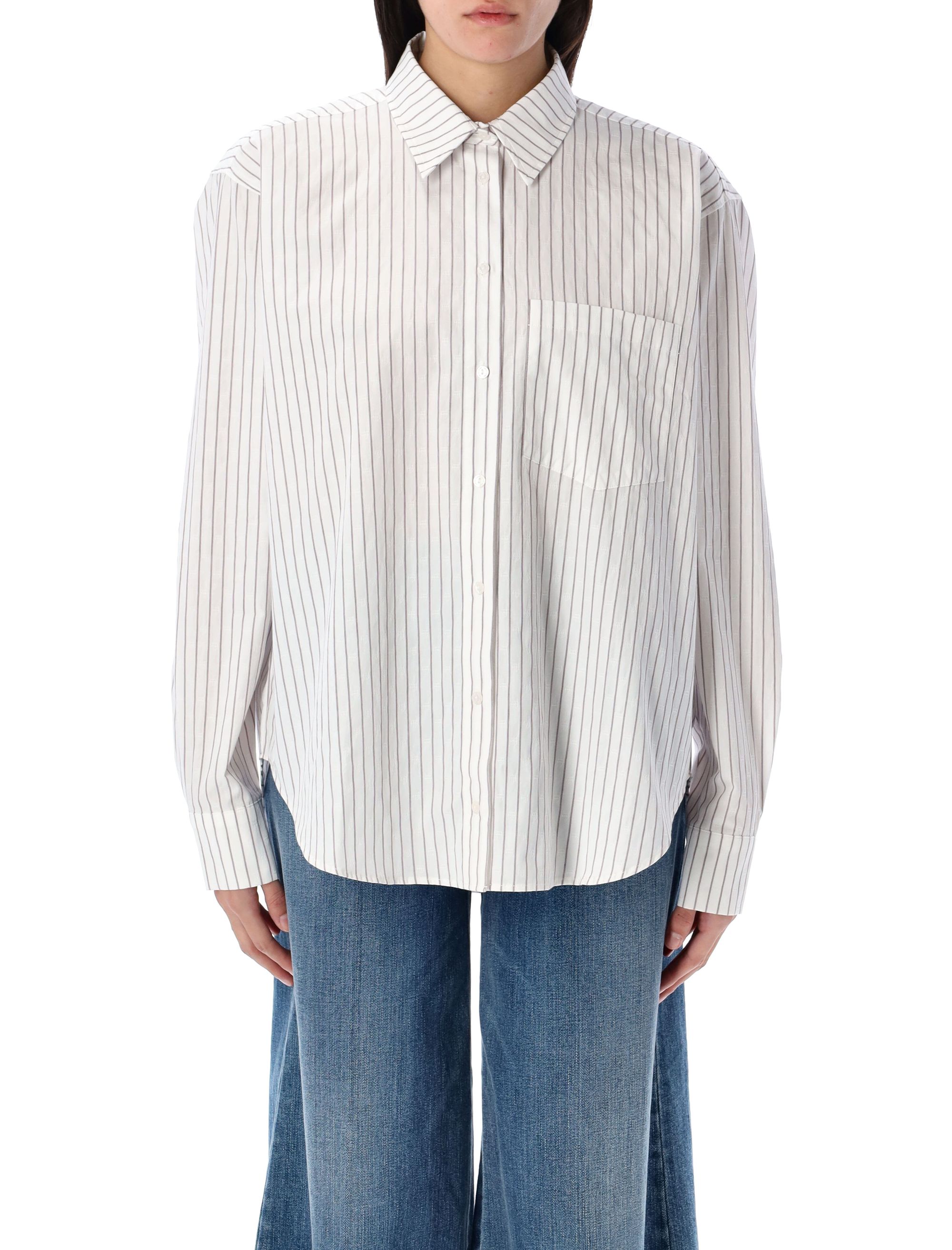 ANINE BING T-shirts and Polos A0710842MTL41WHITEBORD (ANINE BING / Tシャツ・カットソー ) | ANINE BING (アニン ビン)