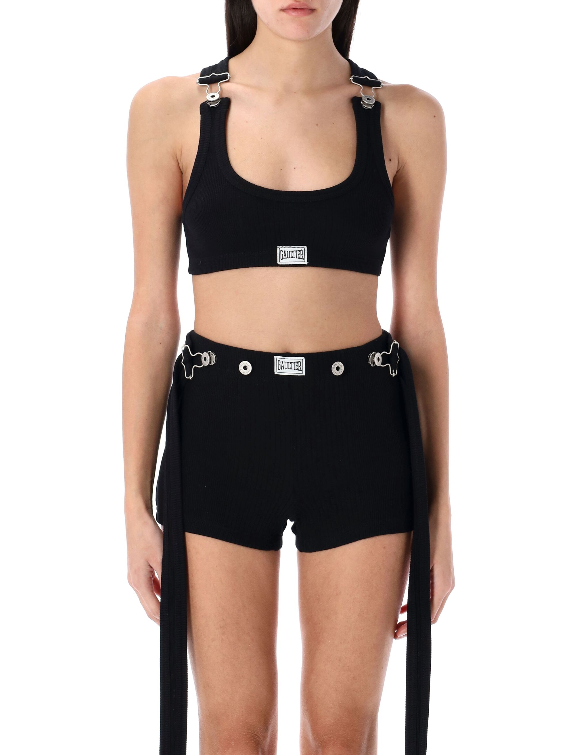 JEAN PAUL GAULTIER Top Black DB052PJ05400 (Jean Paul GAULTIER / タンクトップ・キャミソール ) | Jean Paul GAULTIER (ジャンポール ゴルチエ)