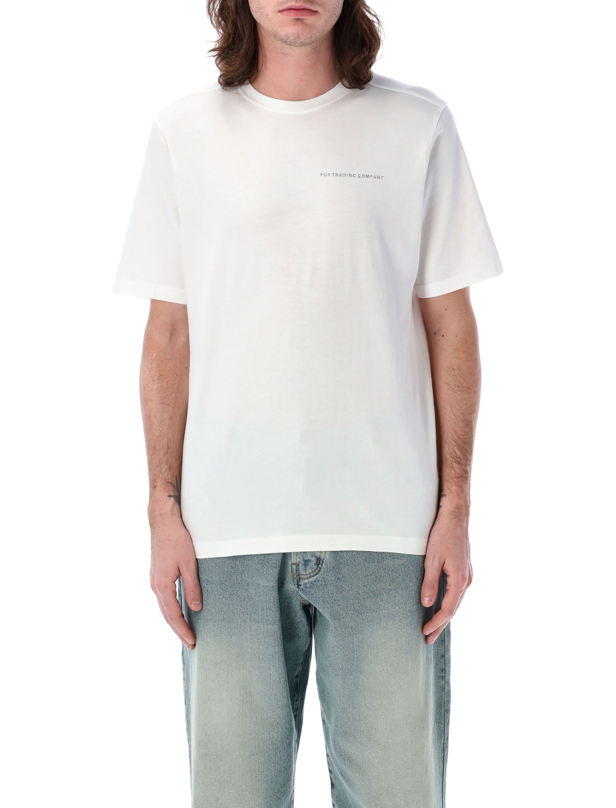 Tシャツ・カットソー Pop Trading Company TSHIRT (POPSS2502028) POP TRADING COMPANY T-shirts and Polos White (POP TRADING