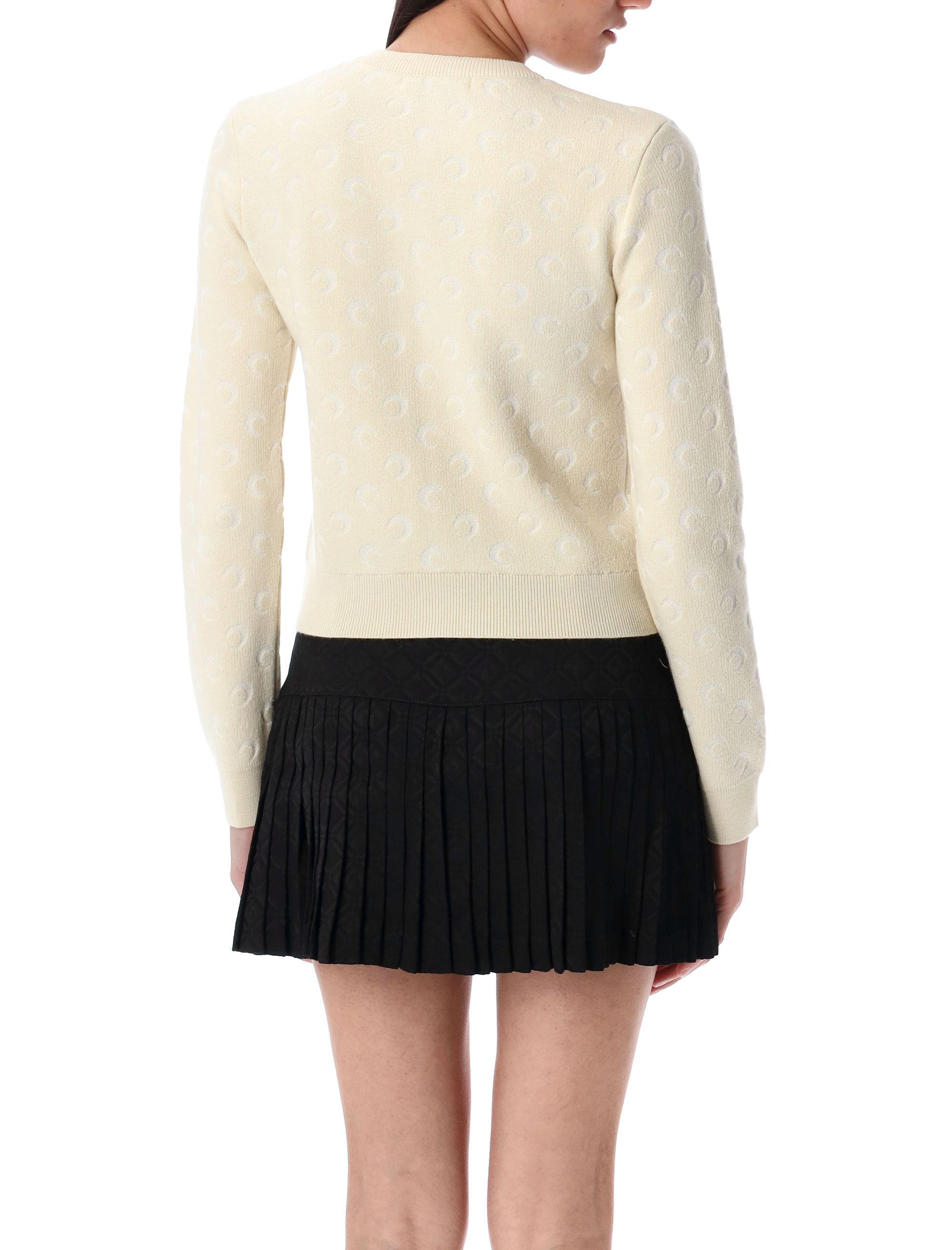 MARINE SERRE Sweaters Beige WTK011ACKNI0530WH20 (MARINE SERRE / ニット・セーター・カーディガン ) | MARINE SERRE (マリーン セル)(1)