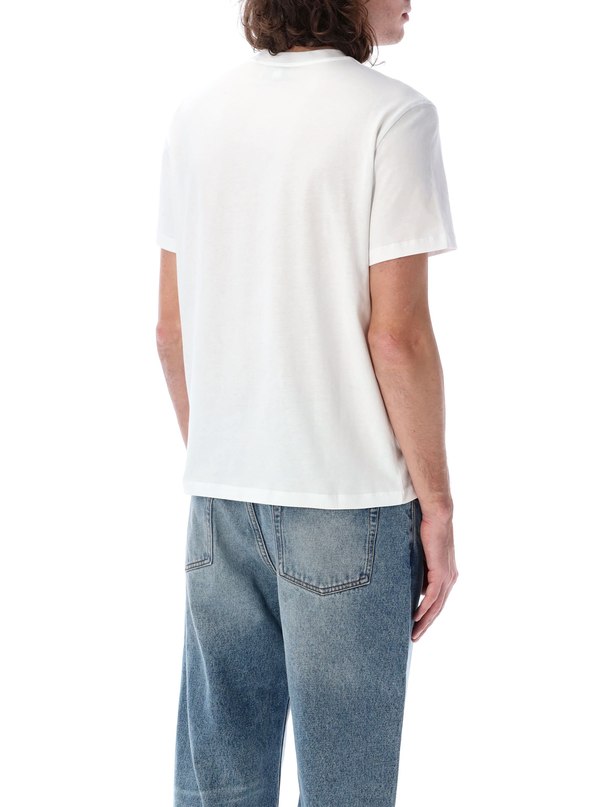 Ami Paris T-shirts and Polos White BFUTS035724724100 (AMI Paris / Tシャツ・カットソー ) | AMI Paris (アミパリス)(1)